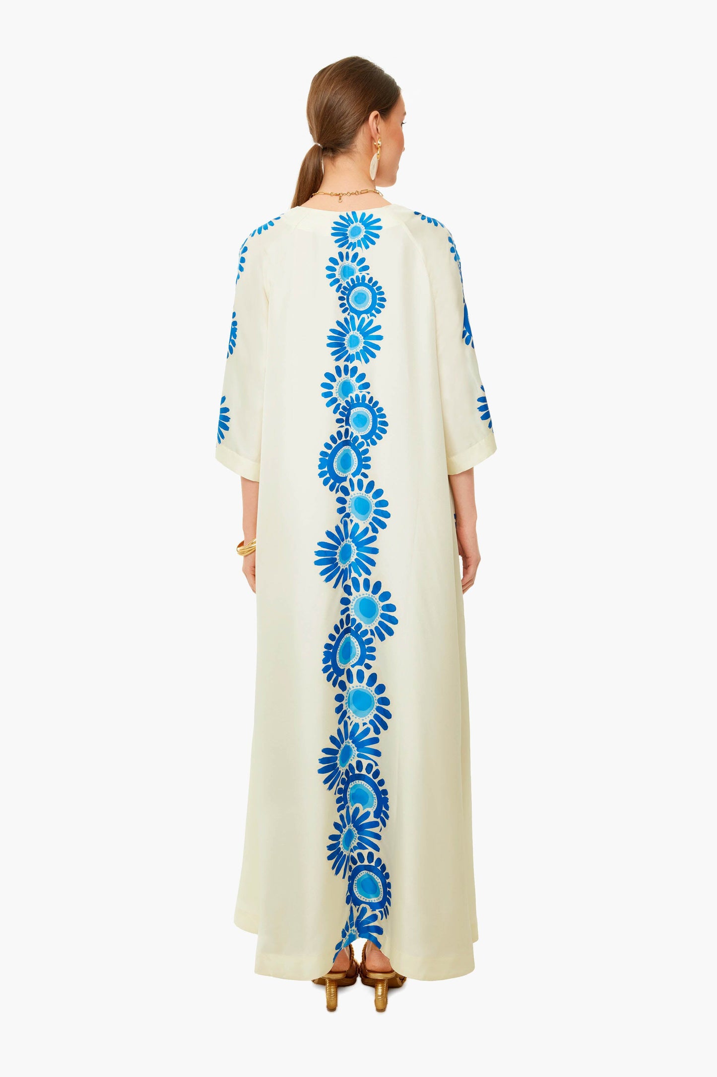 Daisy Placee Azzurro Muumuu Dress