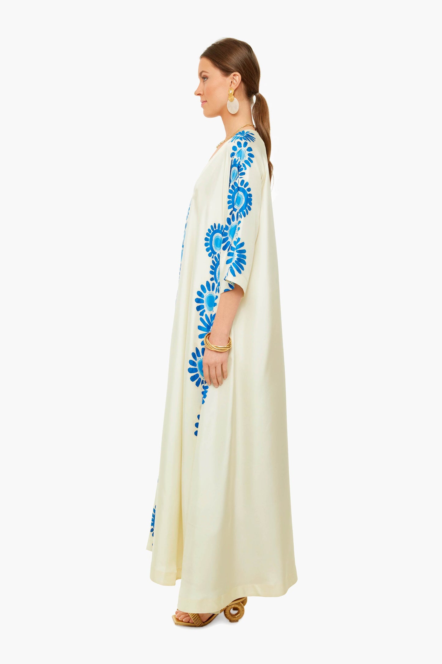 Daisy Placee Azzurro Muumuu Dress