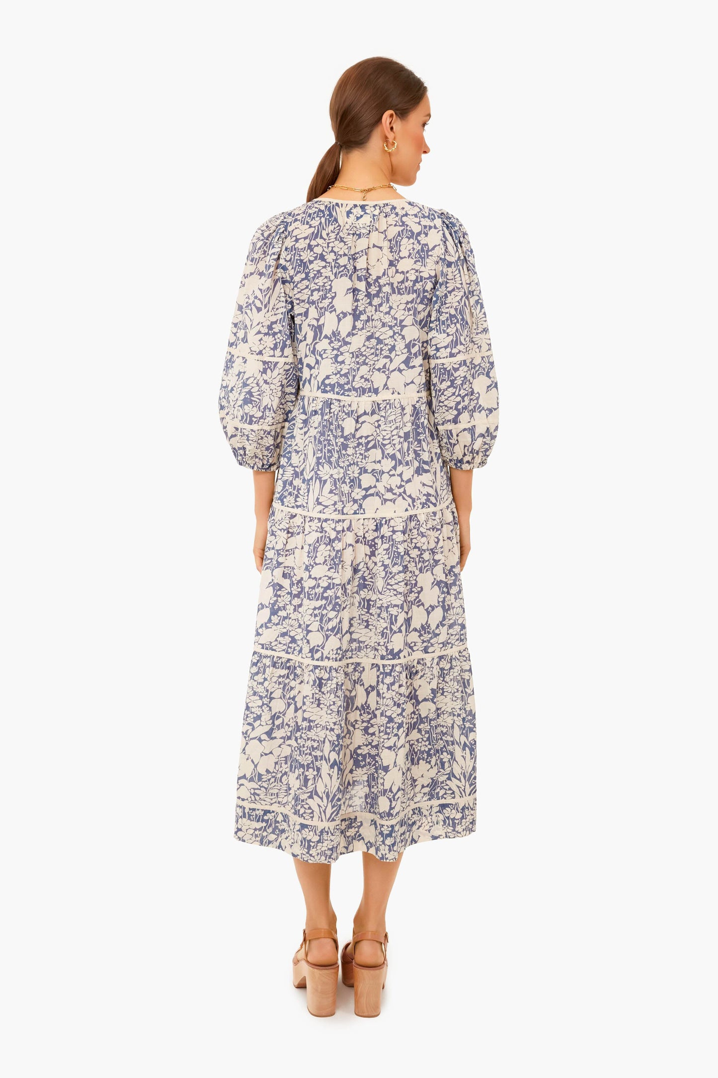 Tassel Tie Blouson Dress