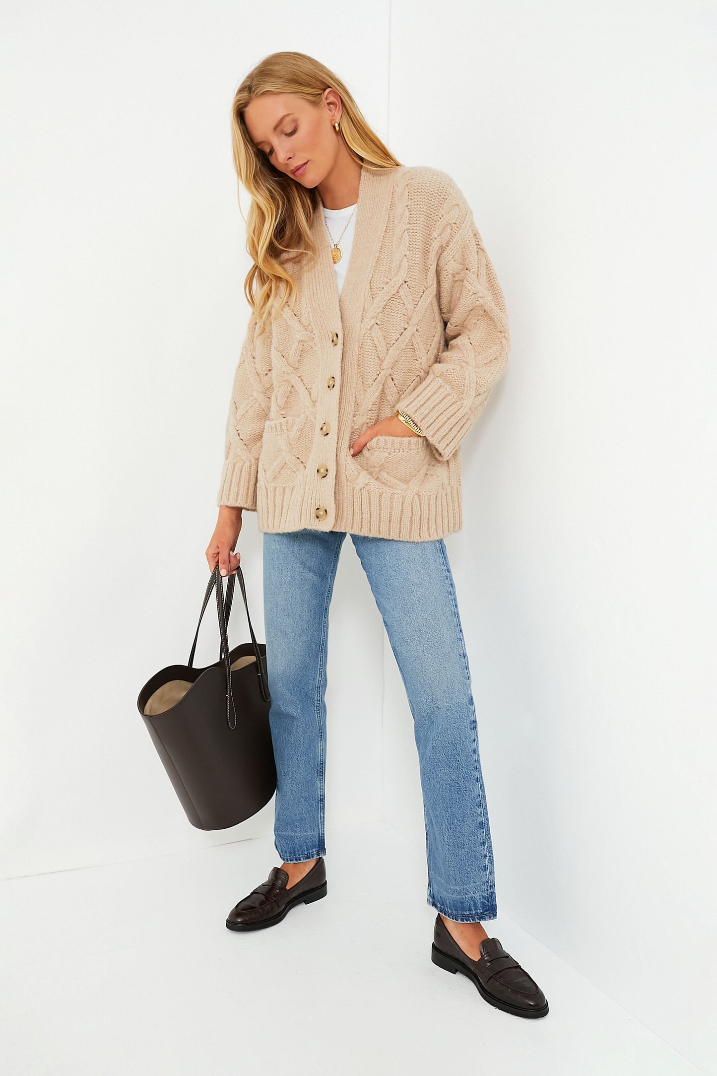 Pale Camel Kayln Cardigan