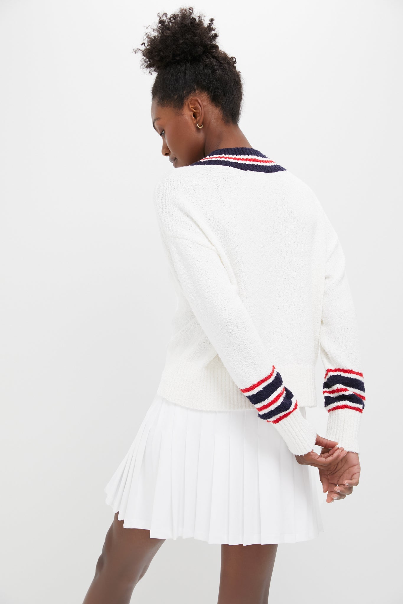 Americana Bouclé Elizabeth Sweater
