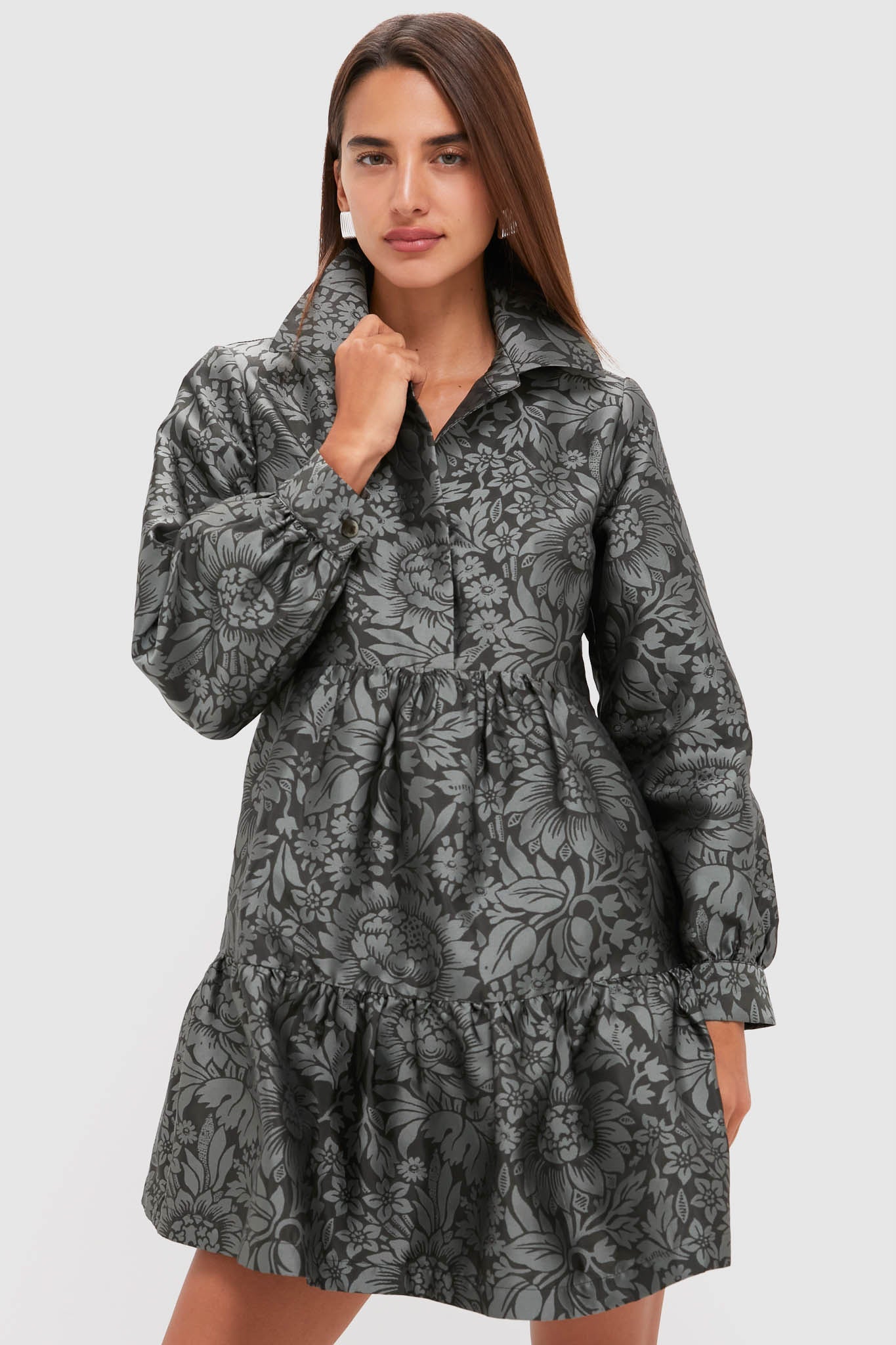 Emerald Mirasol Jacquard Alette Dress