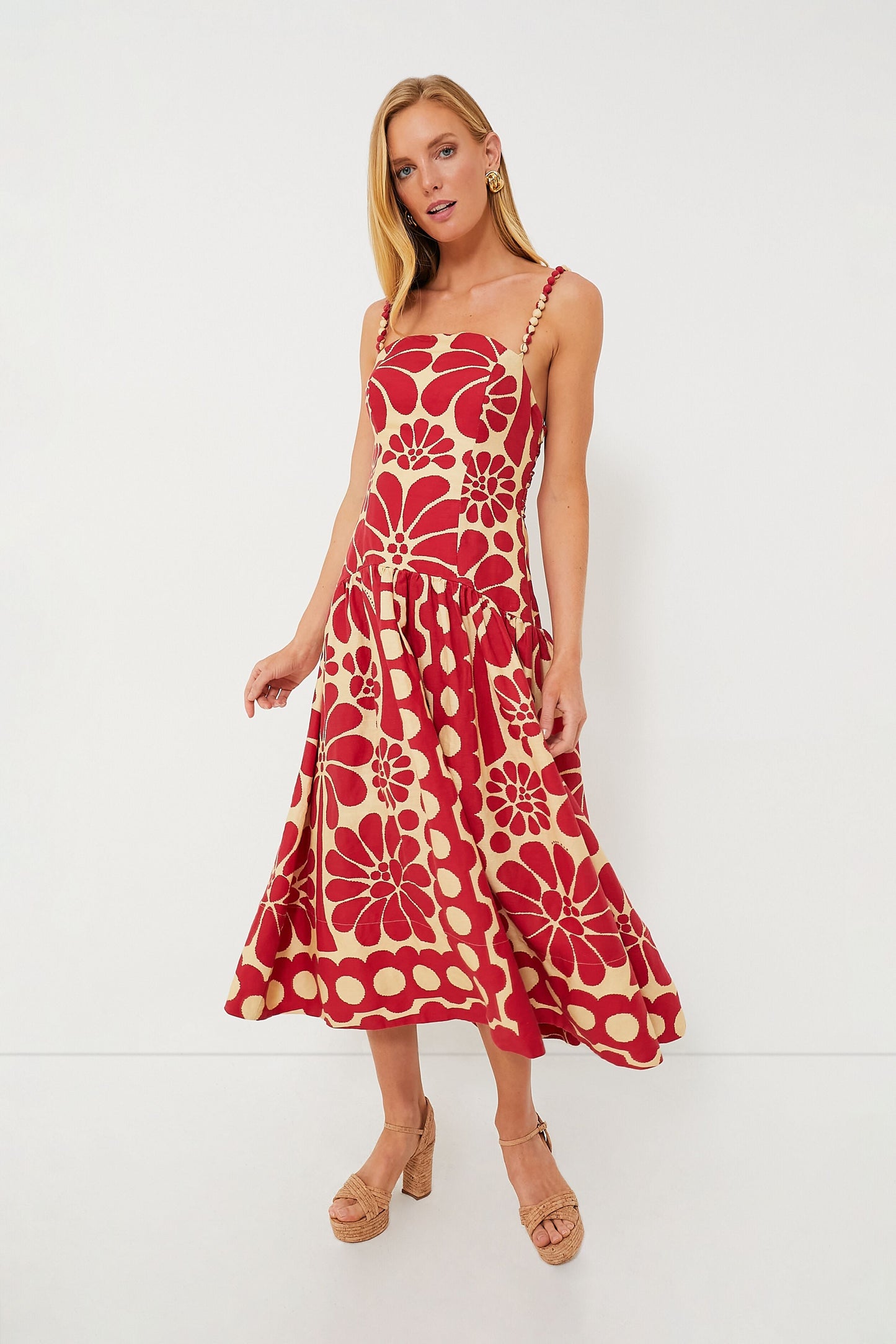 Palermo Red Sleeveless Dress