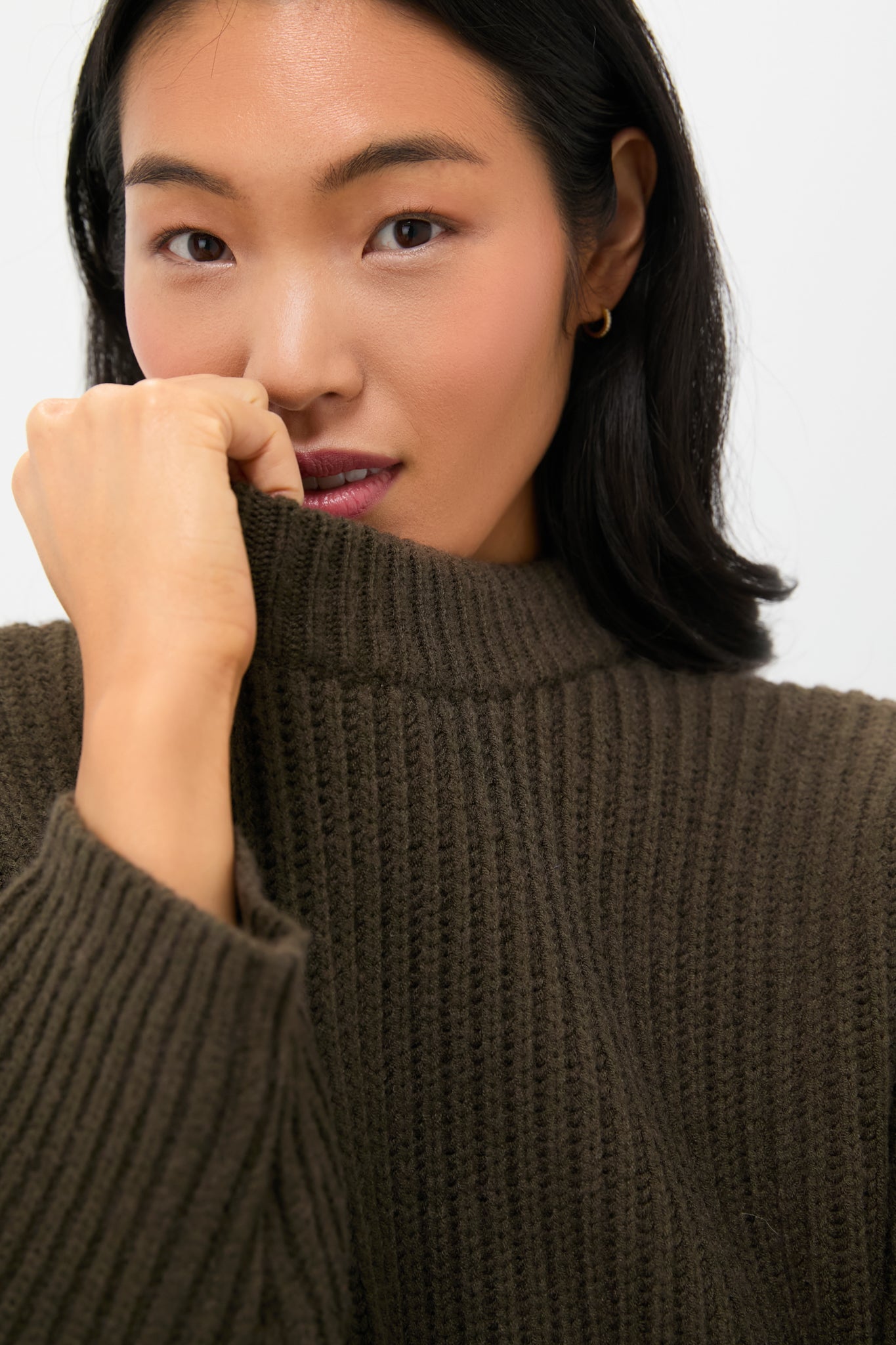 Olive Green Crewneck Jack Sweater