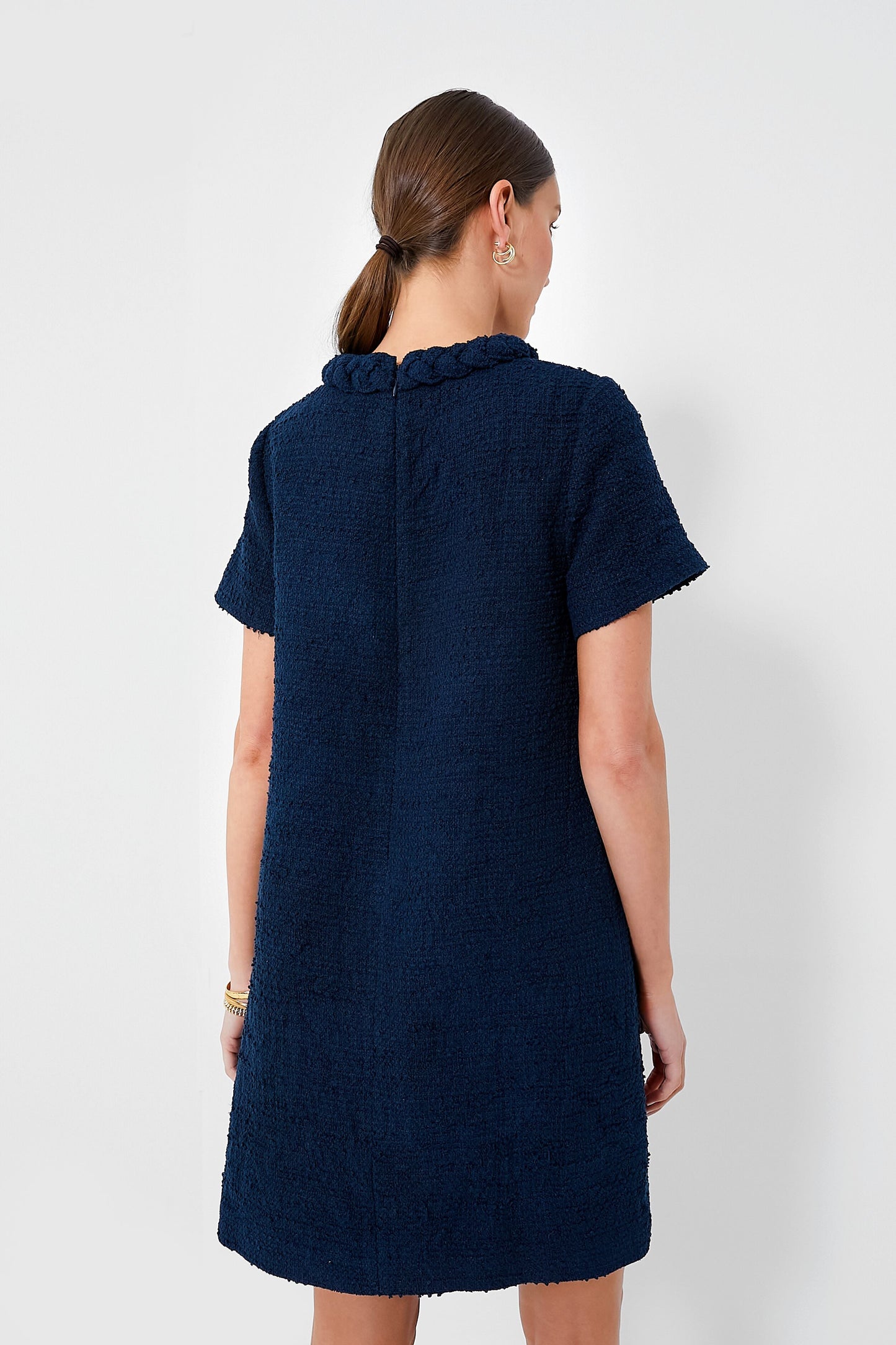 Navy Tweed Jackie Dress