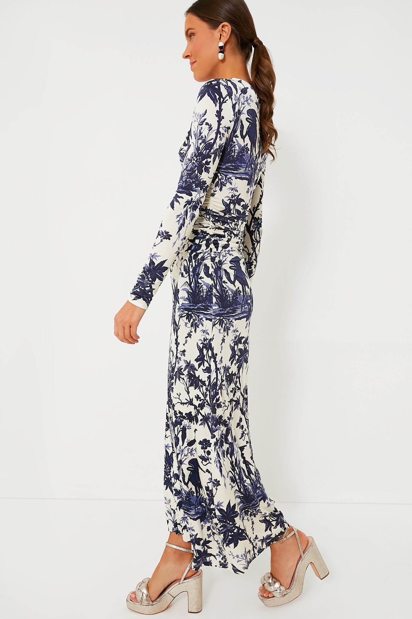 Heron Navy Maisy Dress