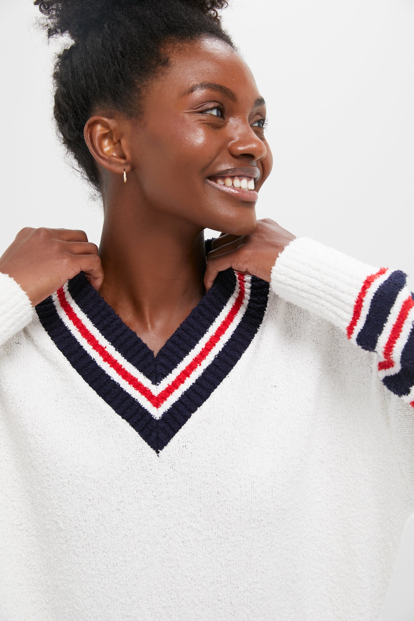 Americana Bouclé Elizabeth Sweater