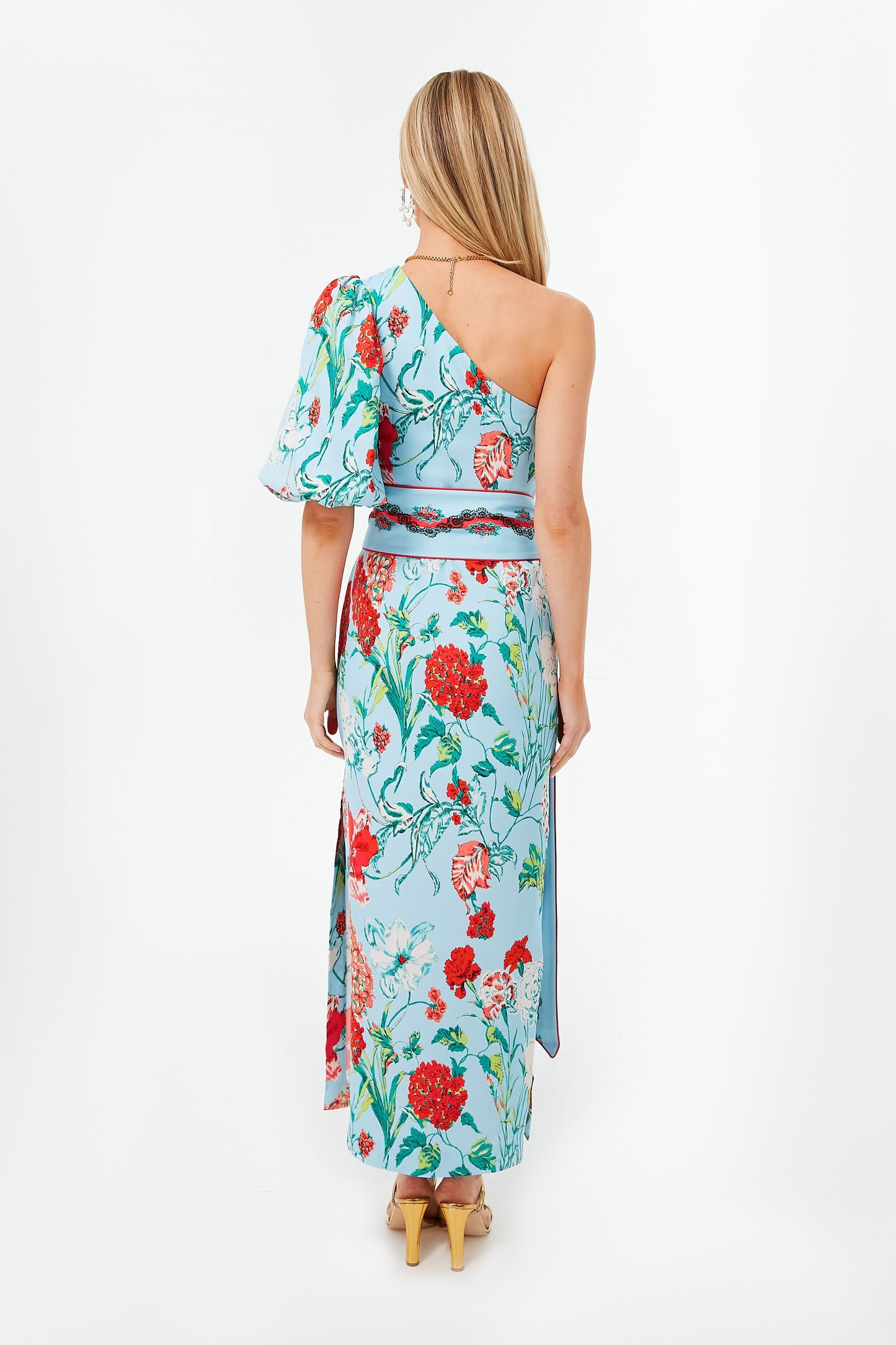 Floral Dew One Shoulder Lucia Dress