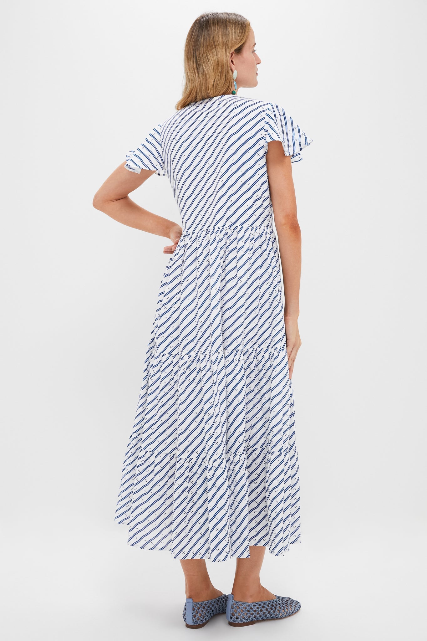 Dipsy Navy V-Neck Maxi Dress
