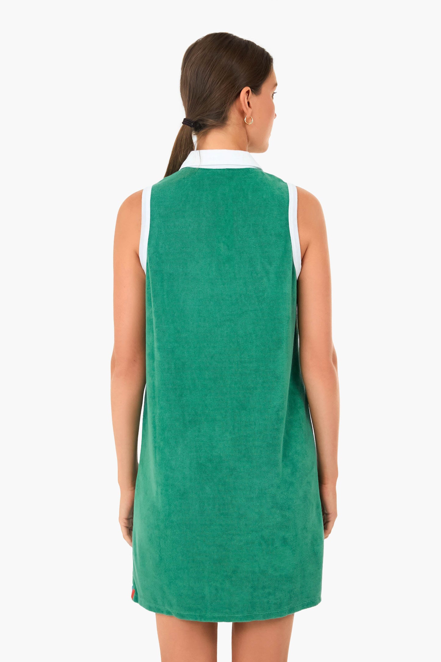 The Green Terry Polo Dress