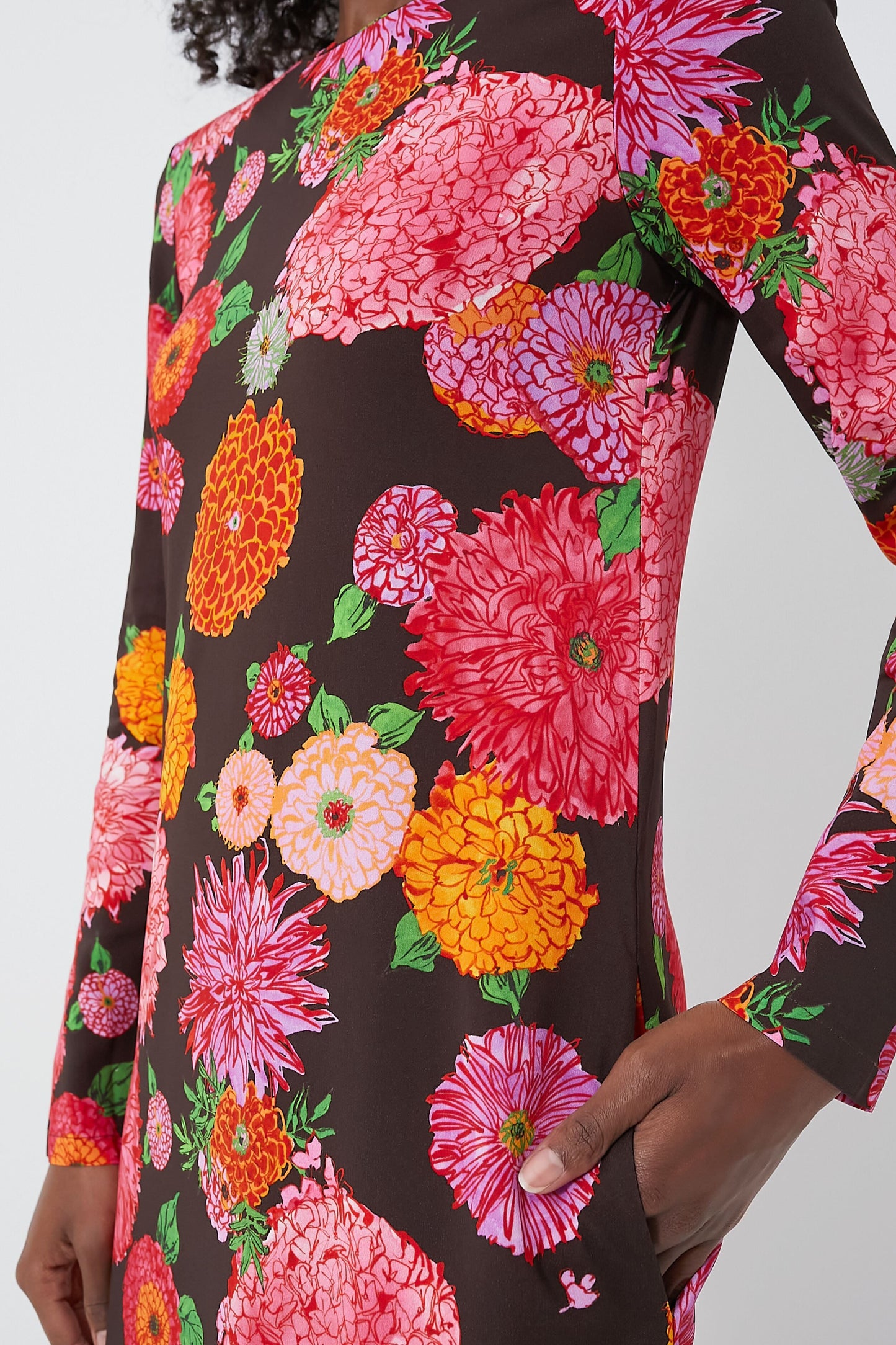 Gyn Long Sleeve Swing Dress