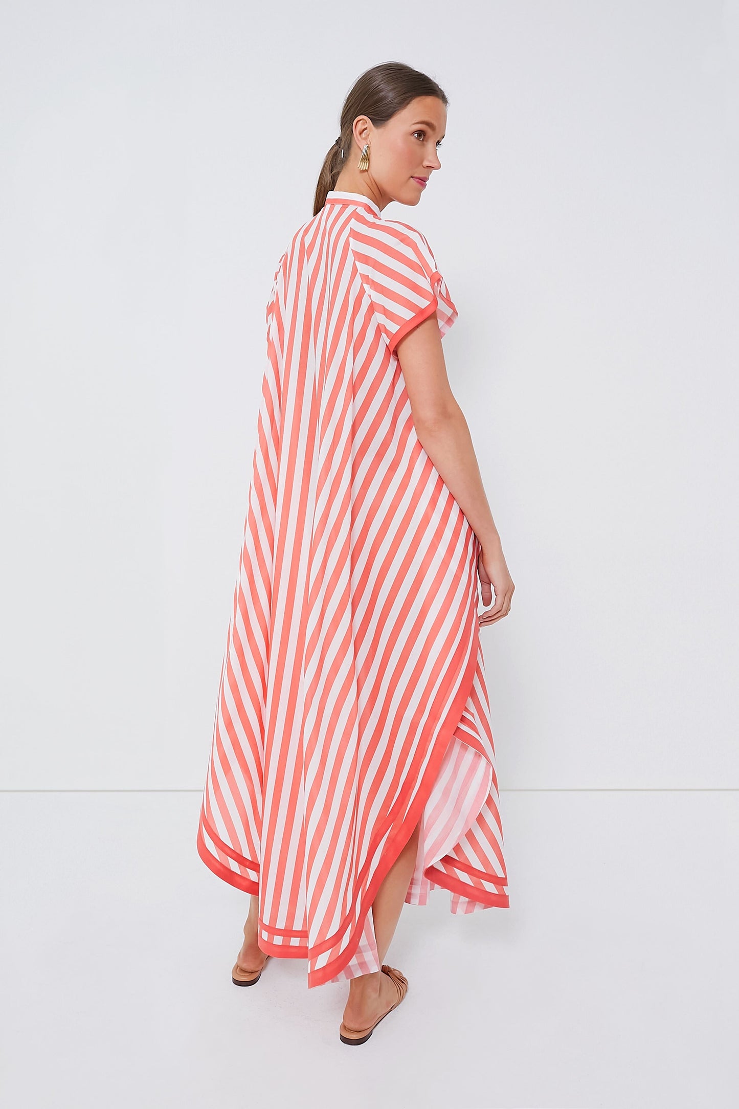 Coral Stripes Anouk Dress