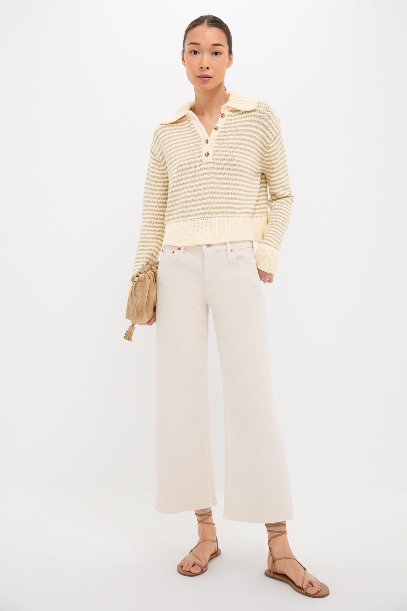Striped Doro Henley Sweater