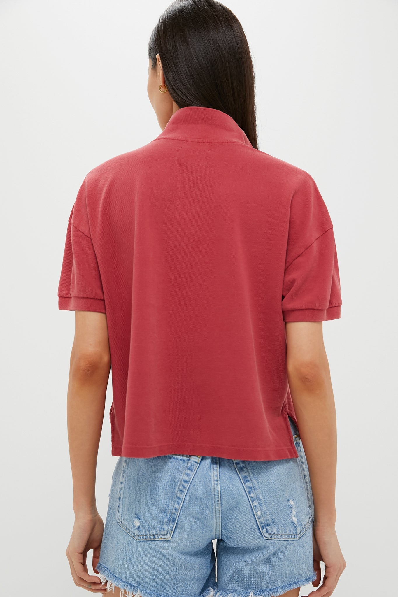 Red Pique Holmes Boyfriend Polo
