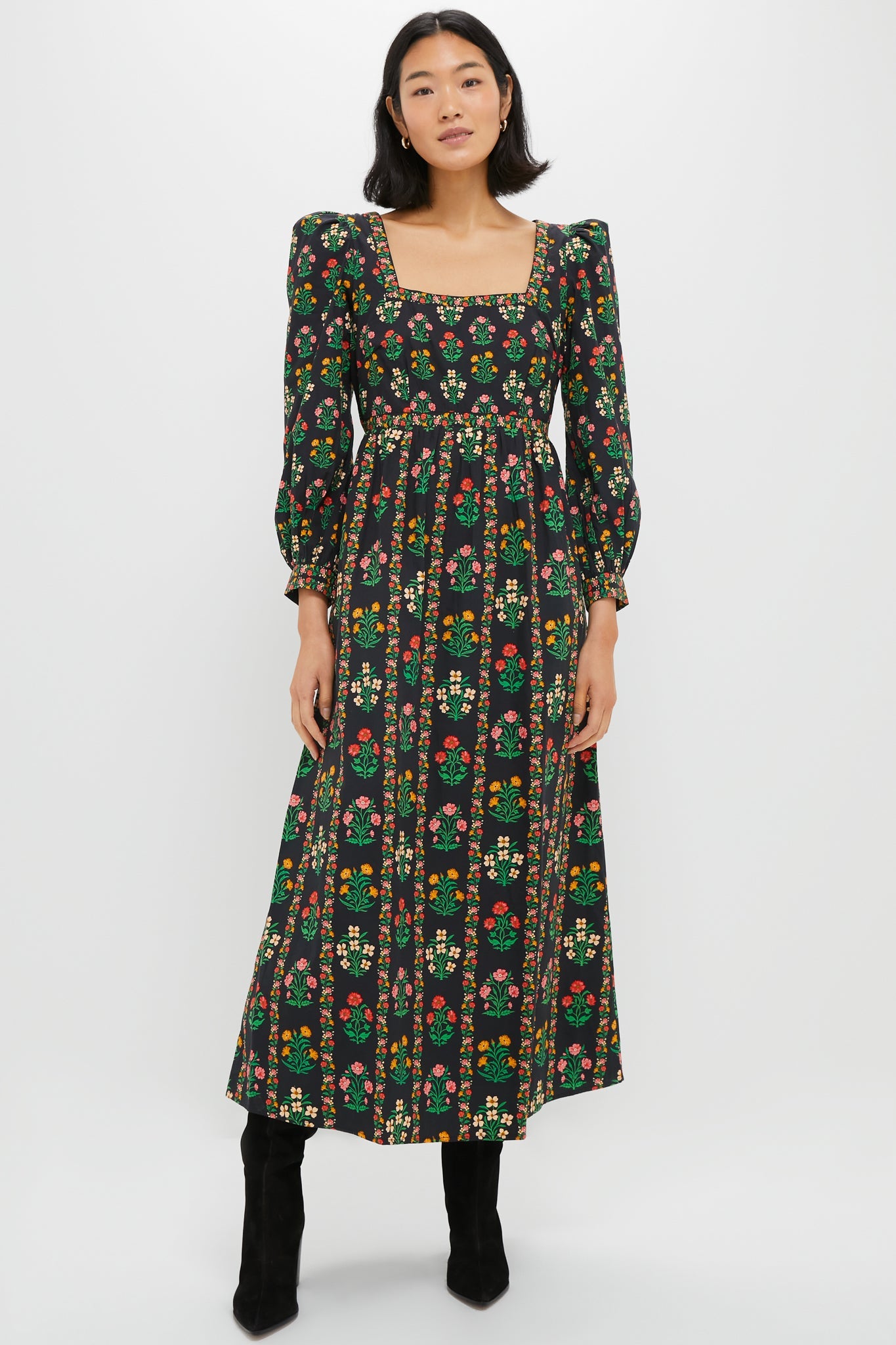 Rose Border Cornelia Dress