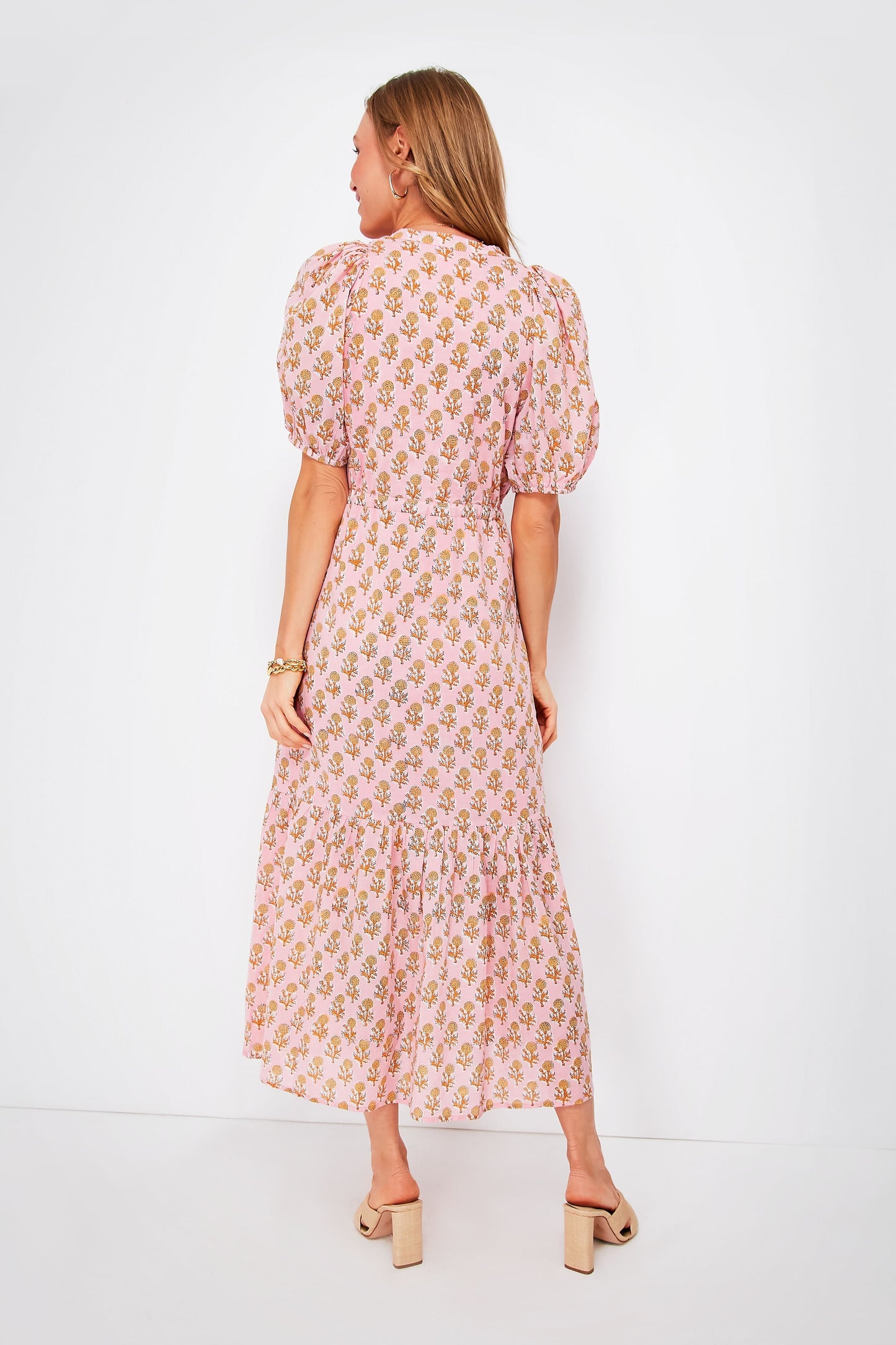 Pink Little Marigolds Lucy Dress