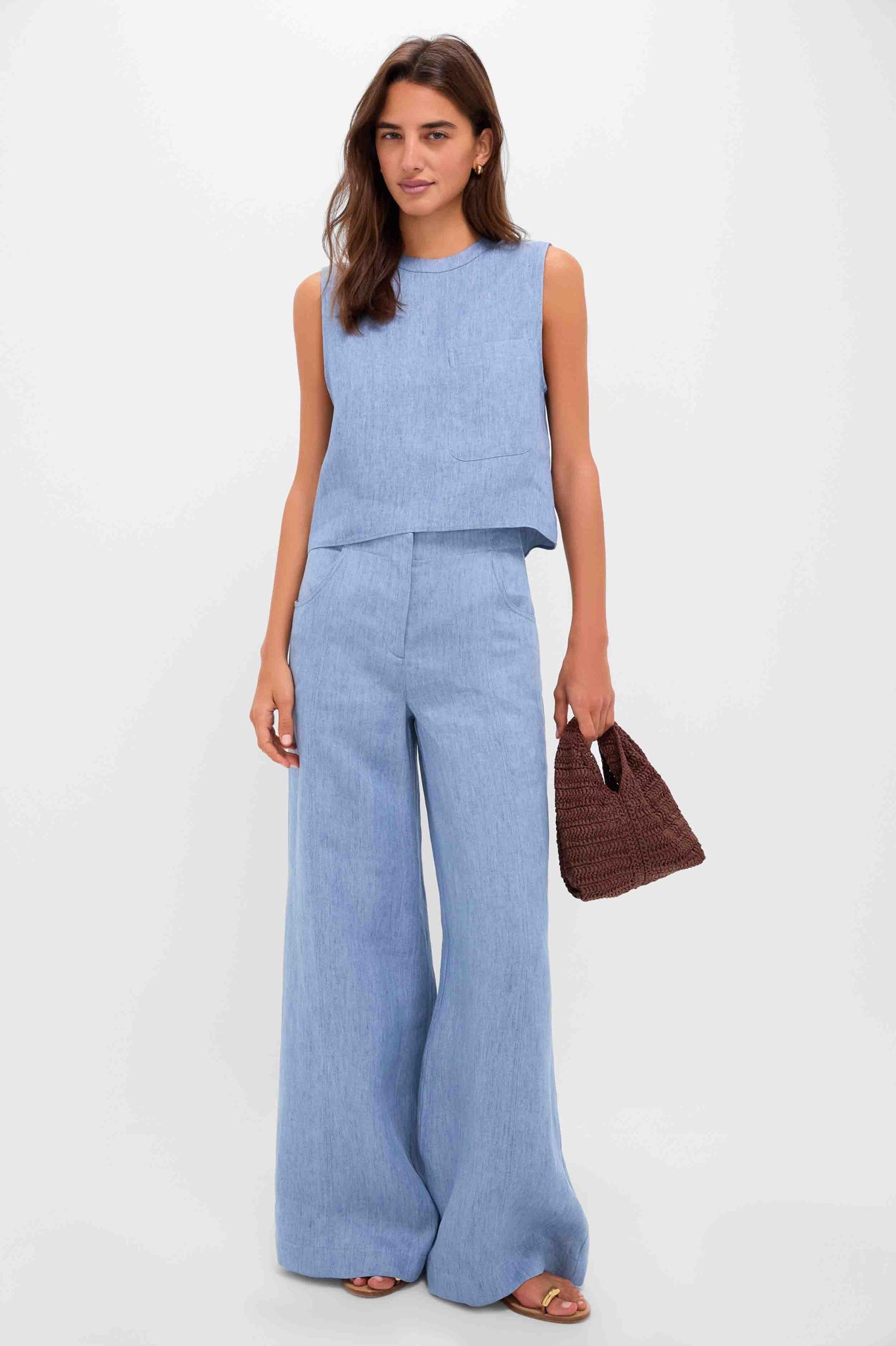 Light Indigo Demie Pant