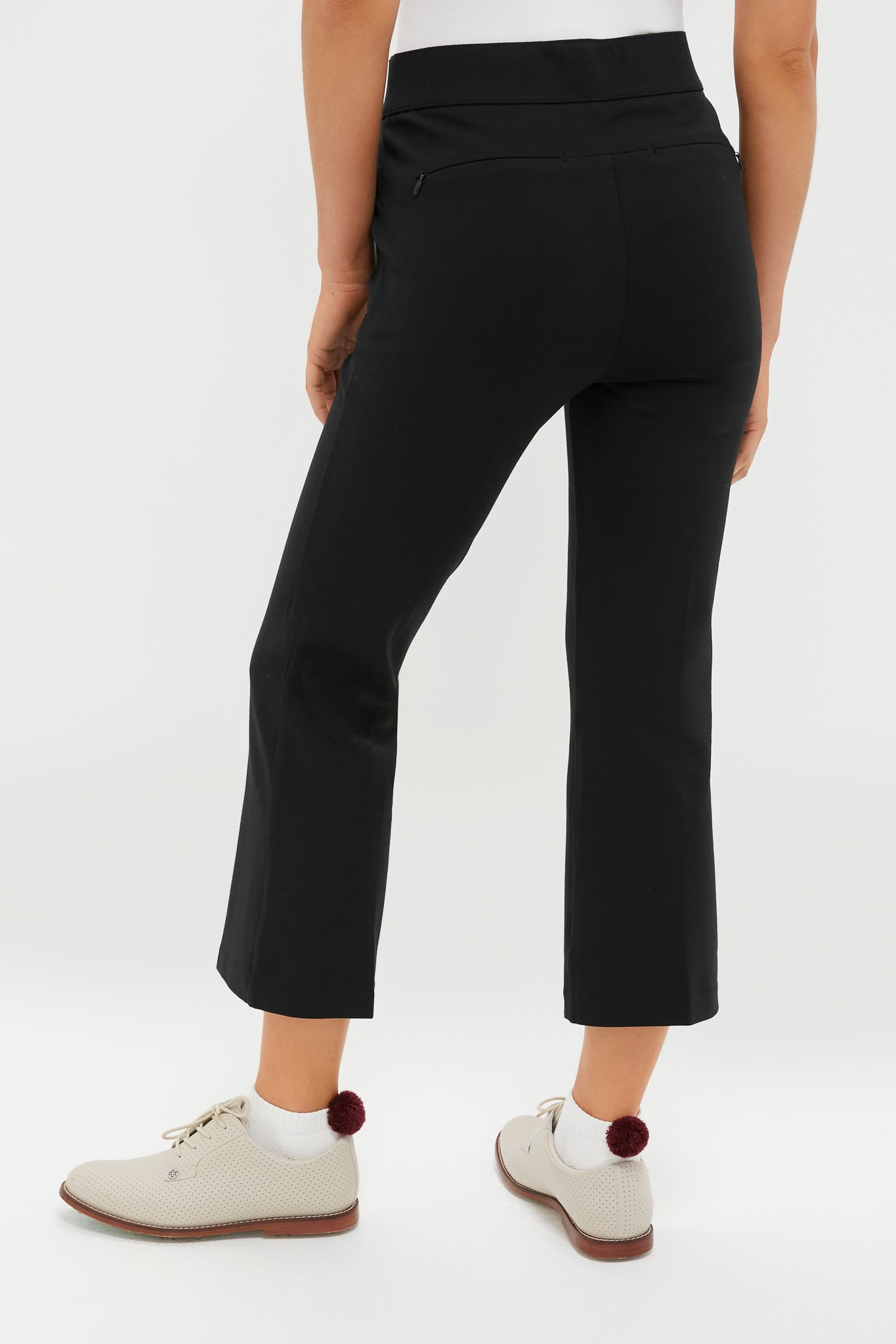 Black 25 Inch Cropped Compression September Pant
