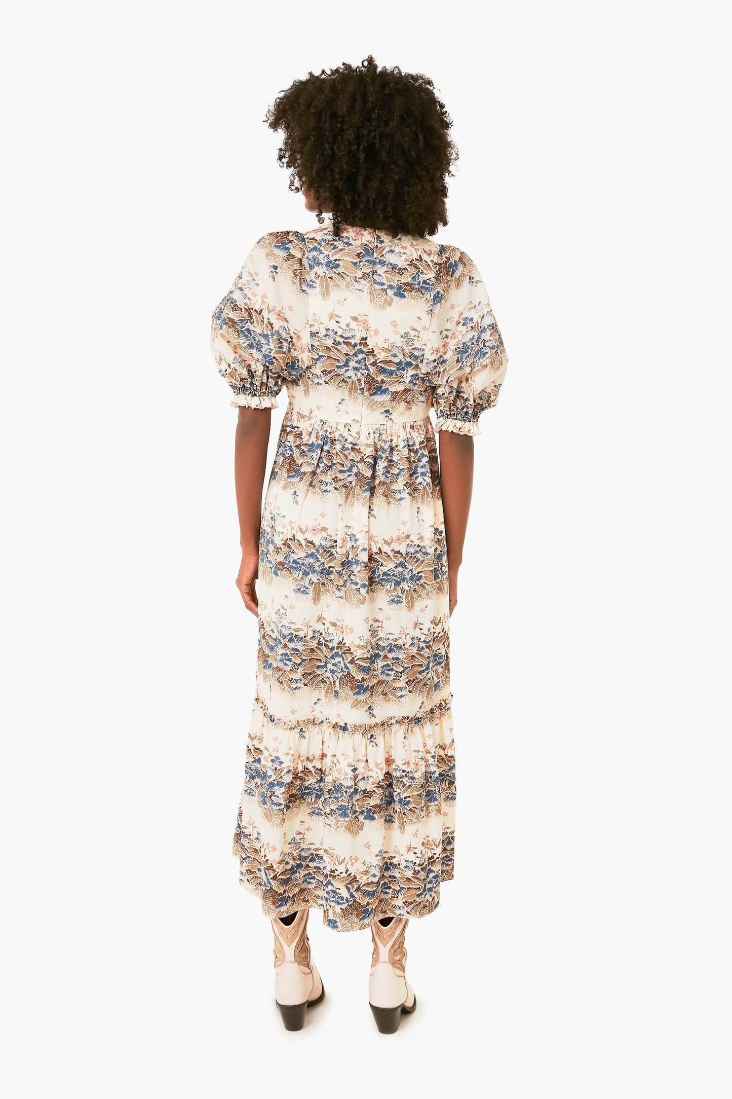 Misty Morning Palmer Dress