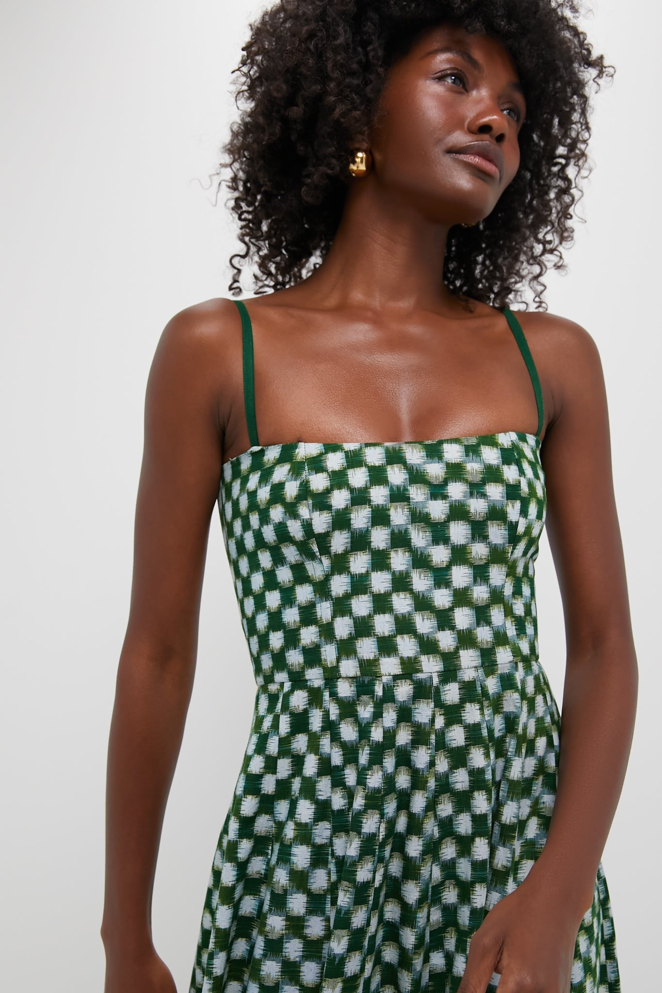 Green Checkmate Dress