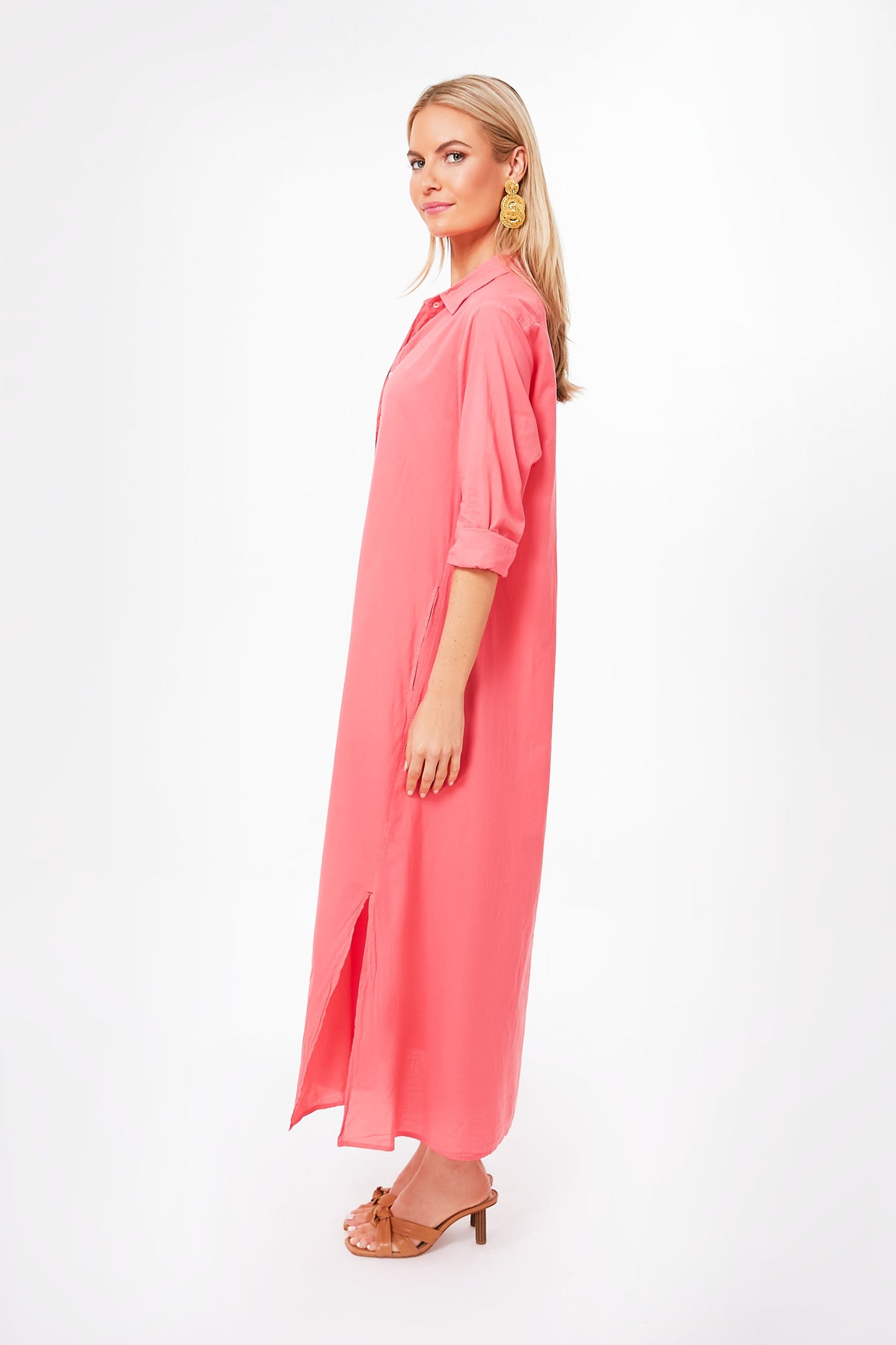 Coral Glow Boden Dress