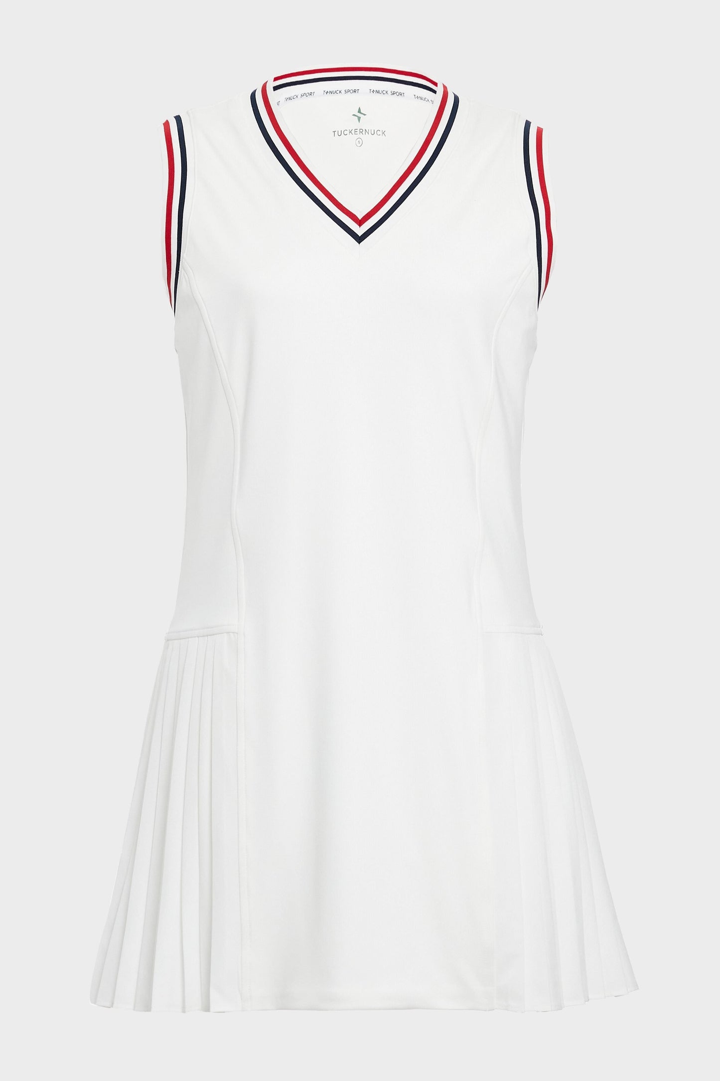 Americana Stripe Performance Jersey Kemper Tennis Dress