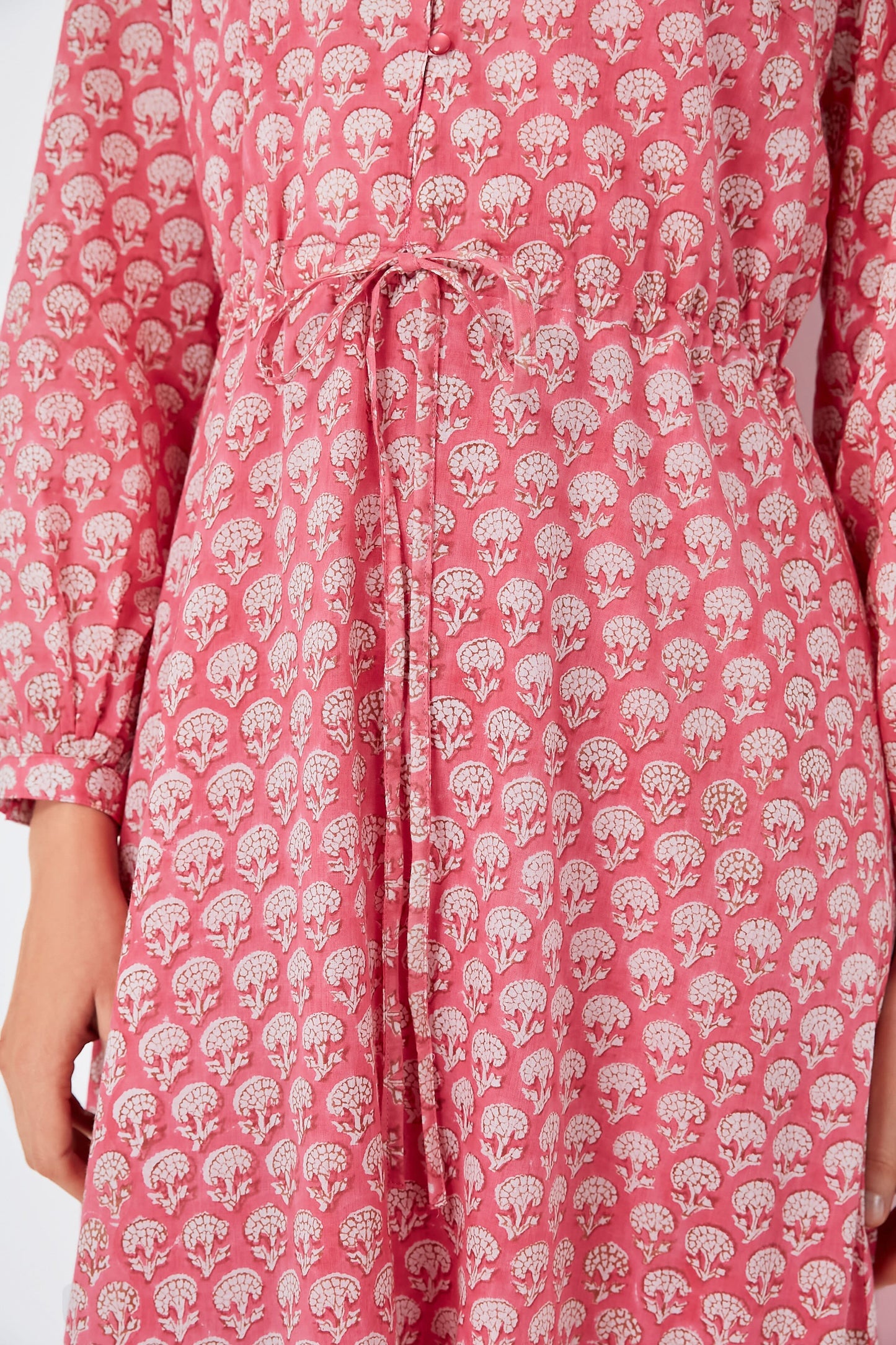 Crescent Flower Bon Pink Frances 3 Dress