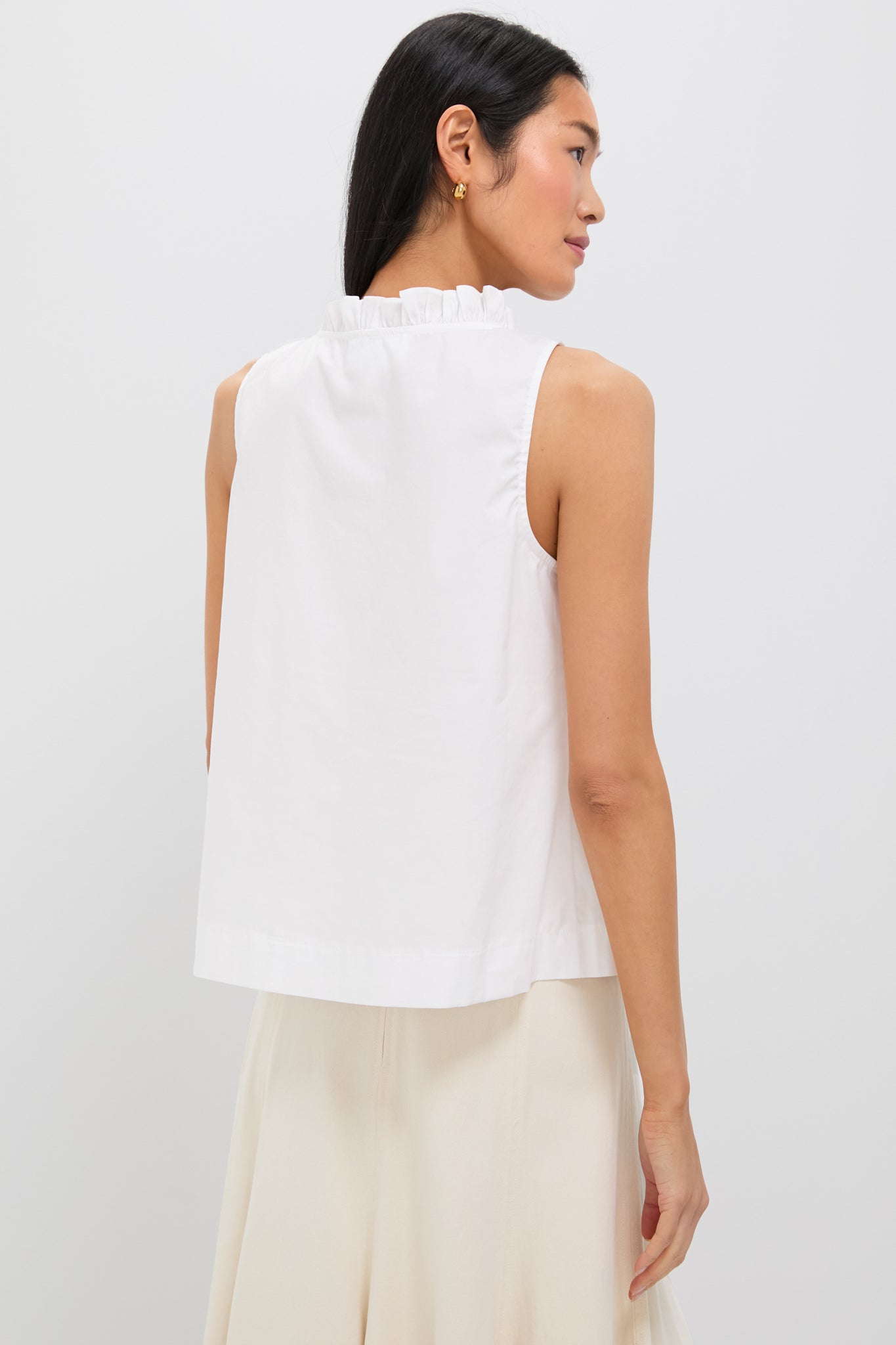 White Veronica Top