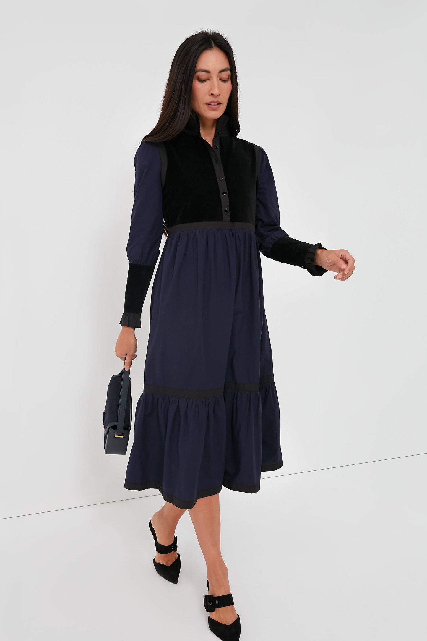 Navy Kavita Dress