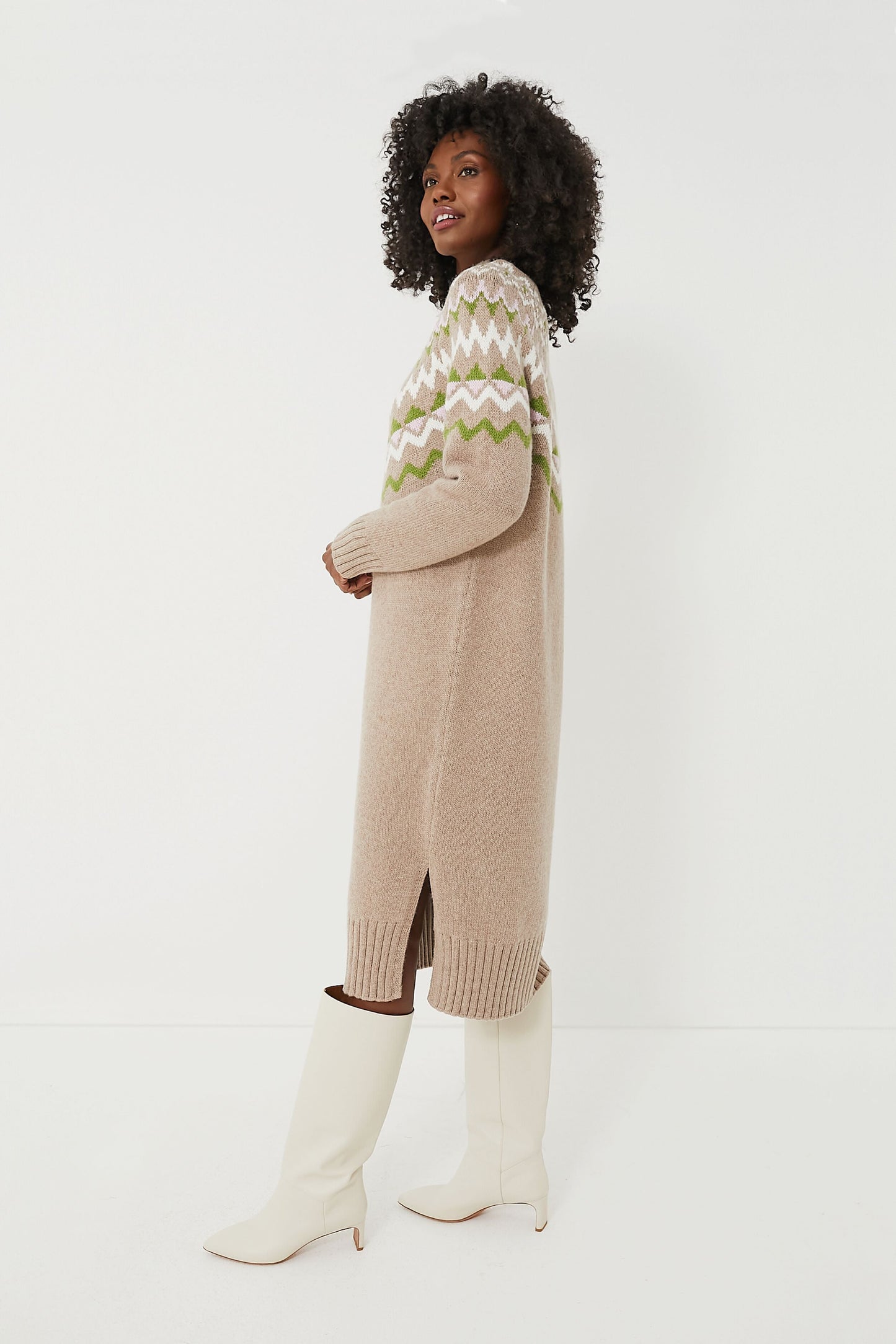 Light Trench Chesil Knit Dress