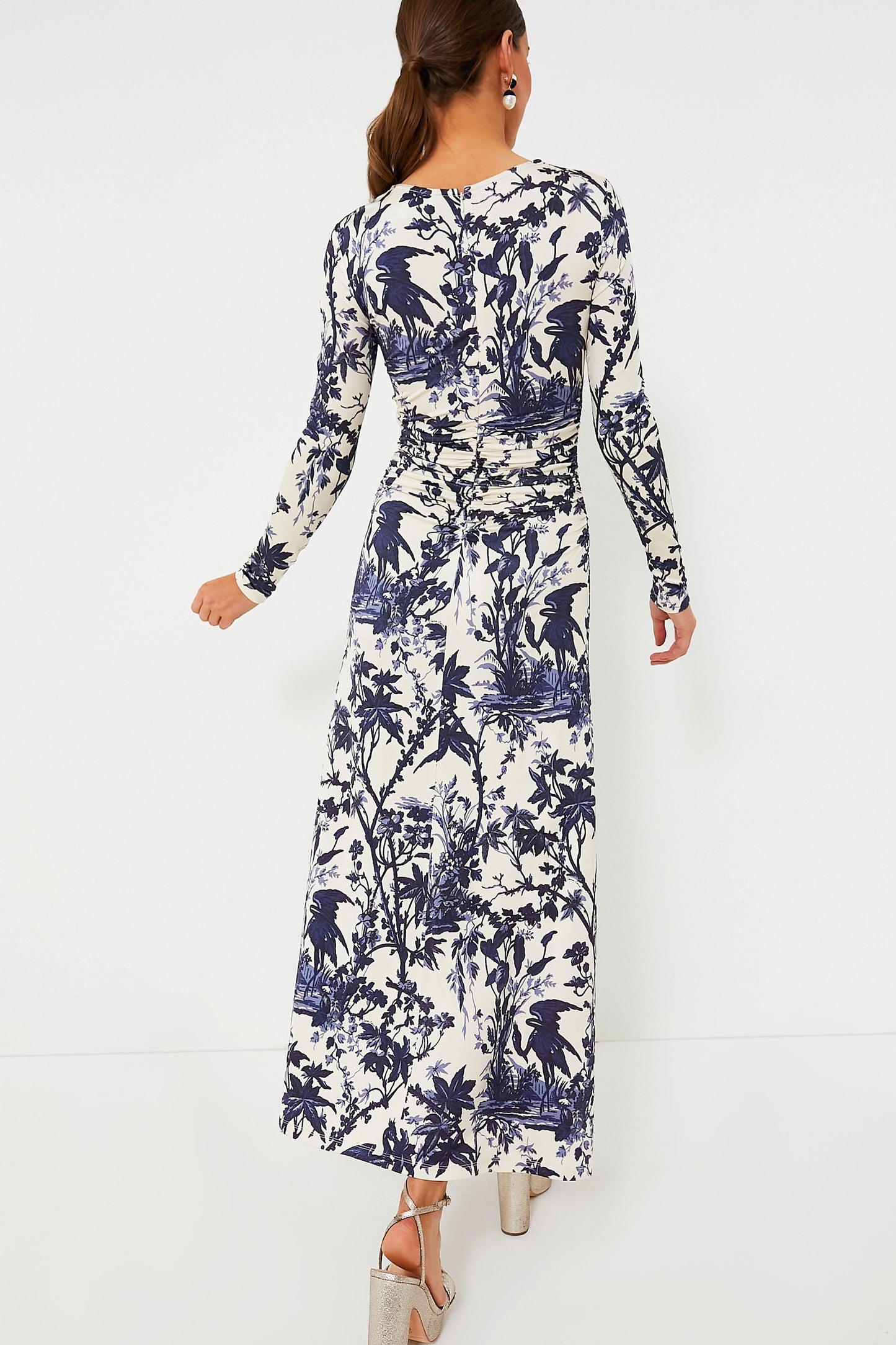 Heron Navy Maisy Dress