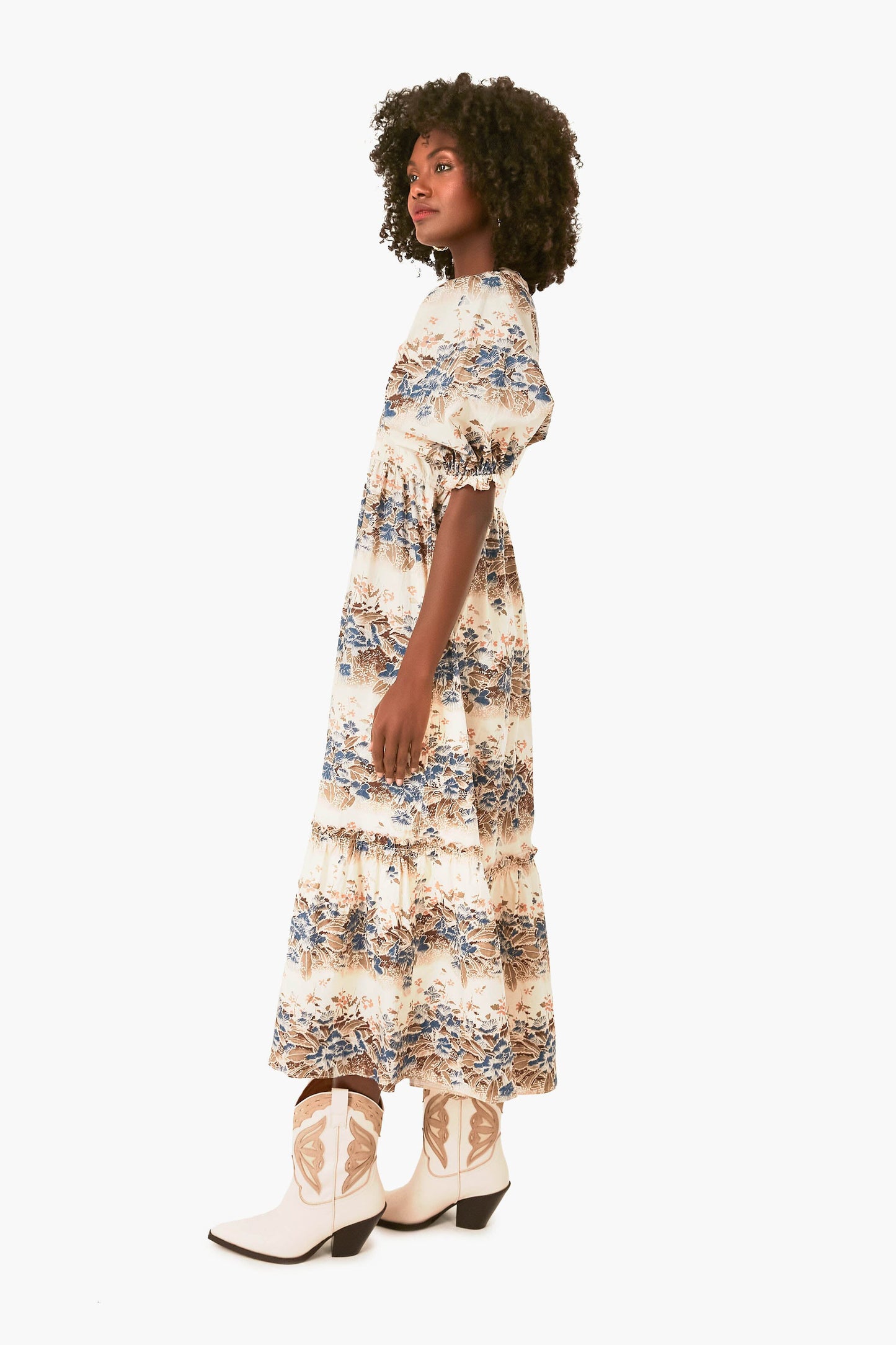 Misty Morning Palmer Dress