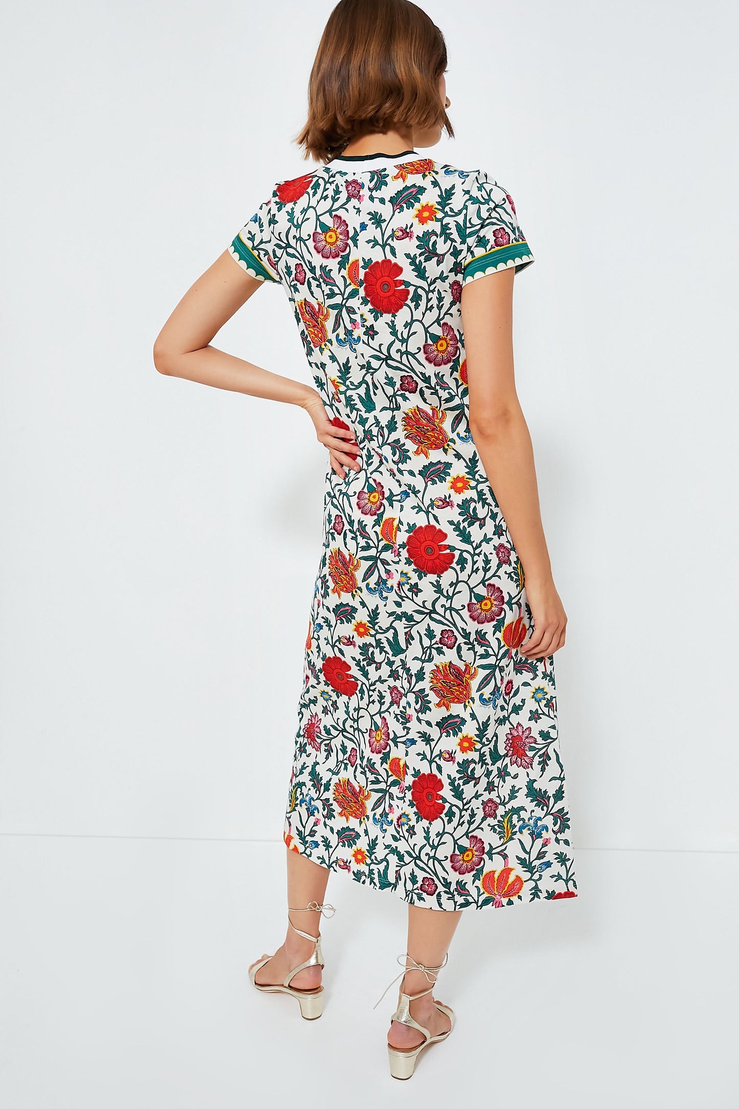 Dragonflower Mini Barre Sporty Swing Dress