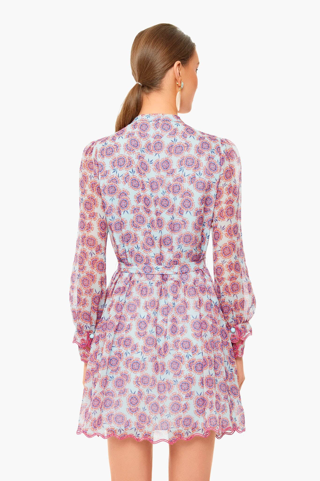 Dragonfruit Tilly Ruffle Eyelet Dress