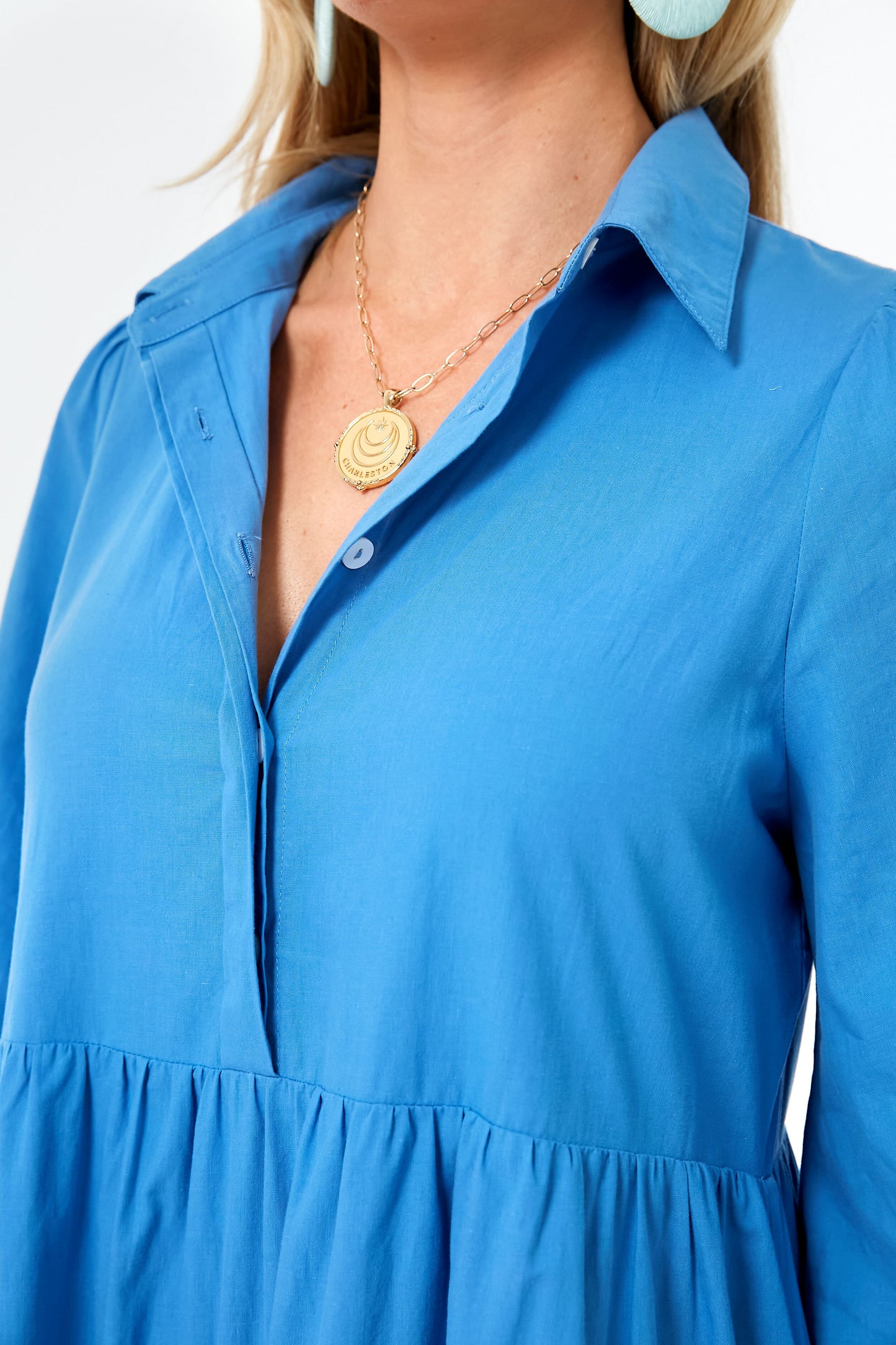 Cyprus Blue Mabel Maxi Dress