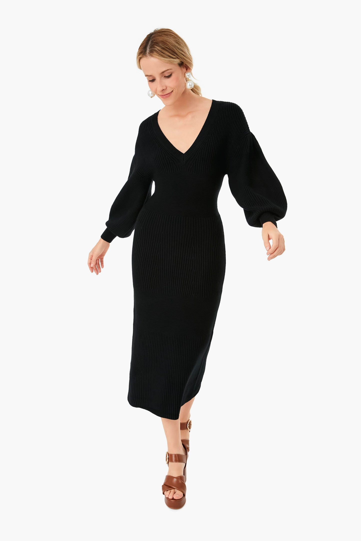 Black Carnation Dress