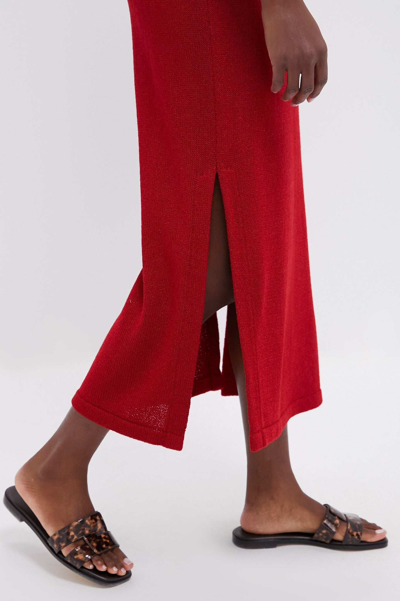Red Maren Polo Dress
