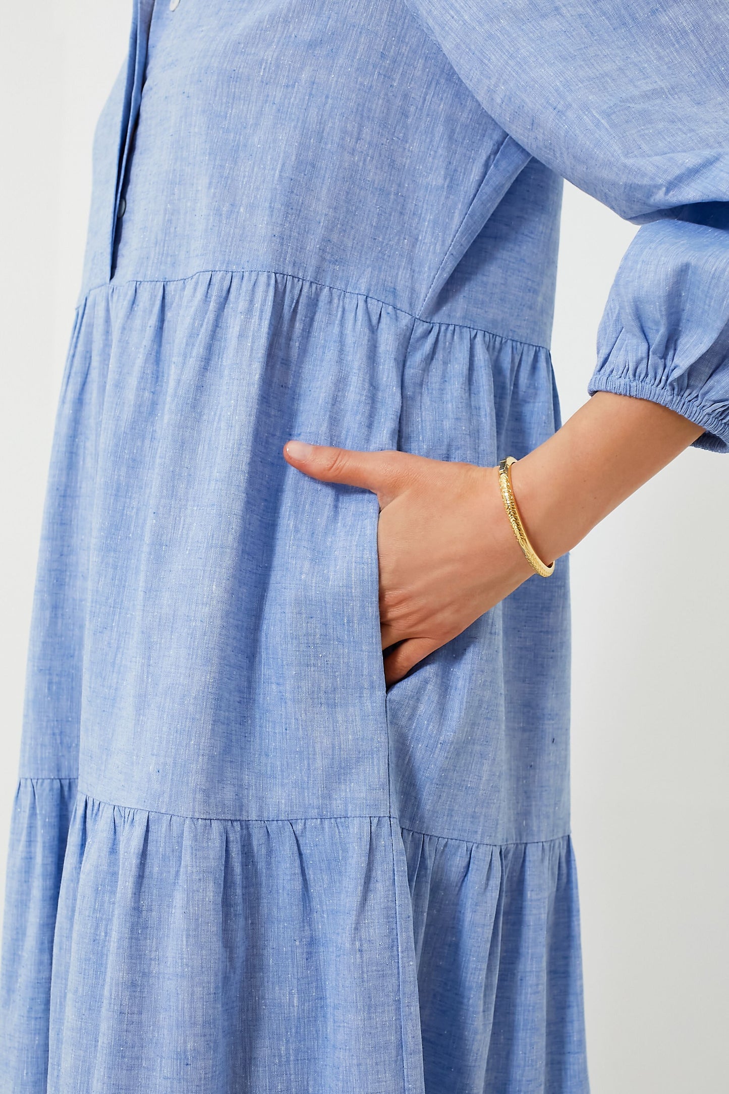 Chambray Mabel Maxi Dress