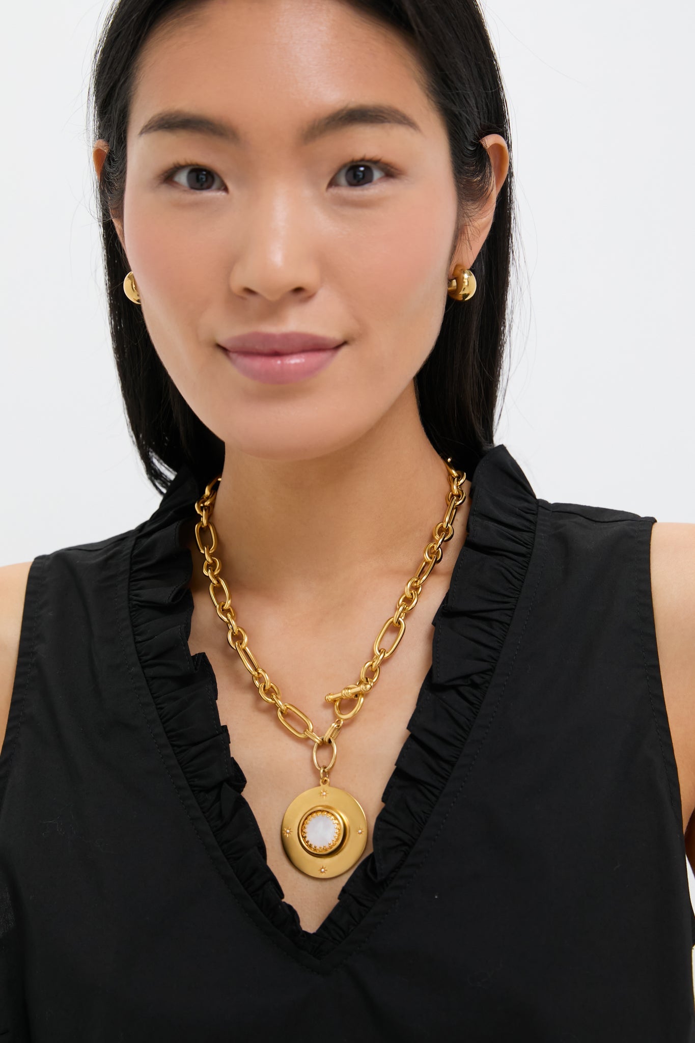 Black Veronica Top