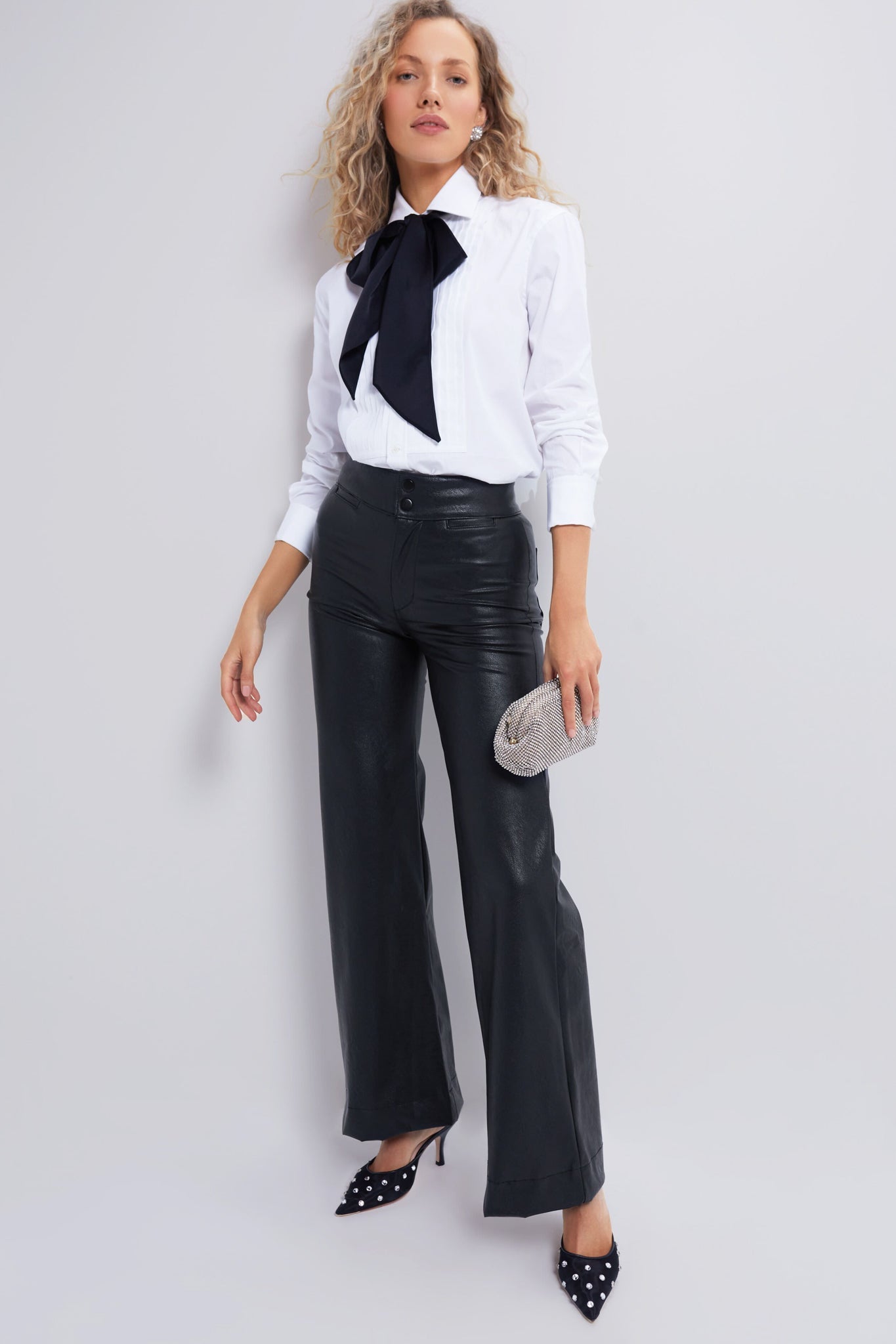 Black Vegan Leather Brighton