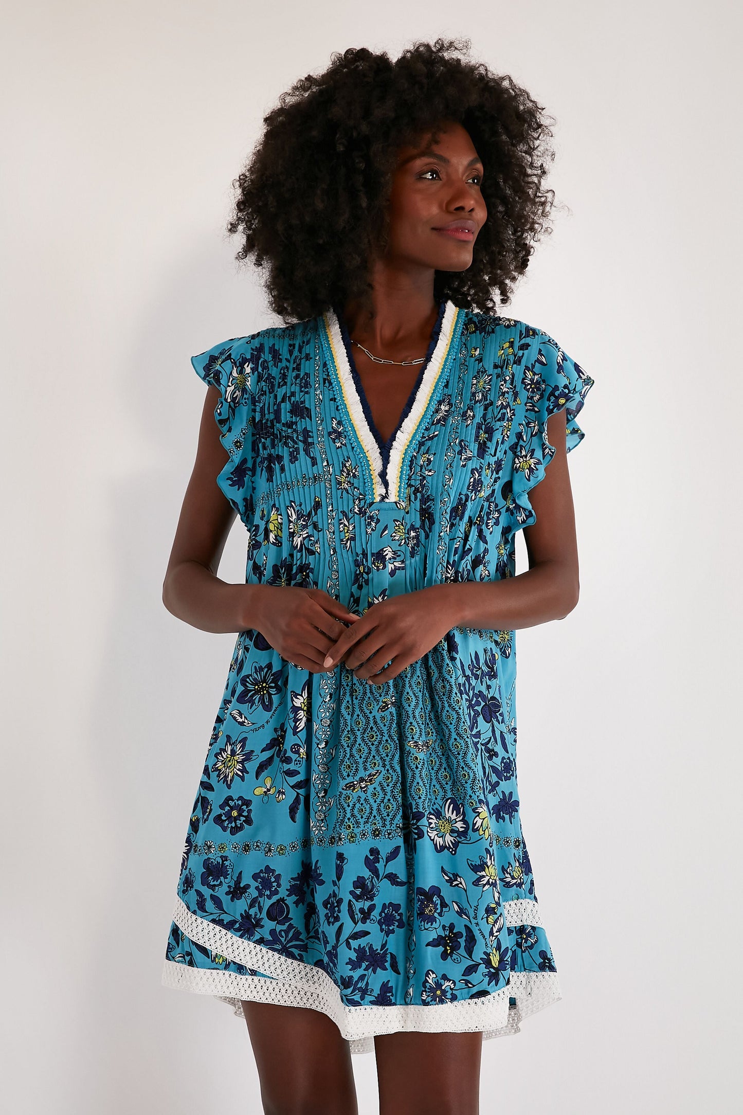 Sky Botanique Sasha Mini Dress