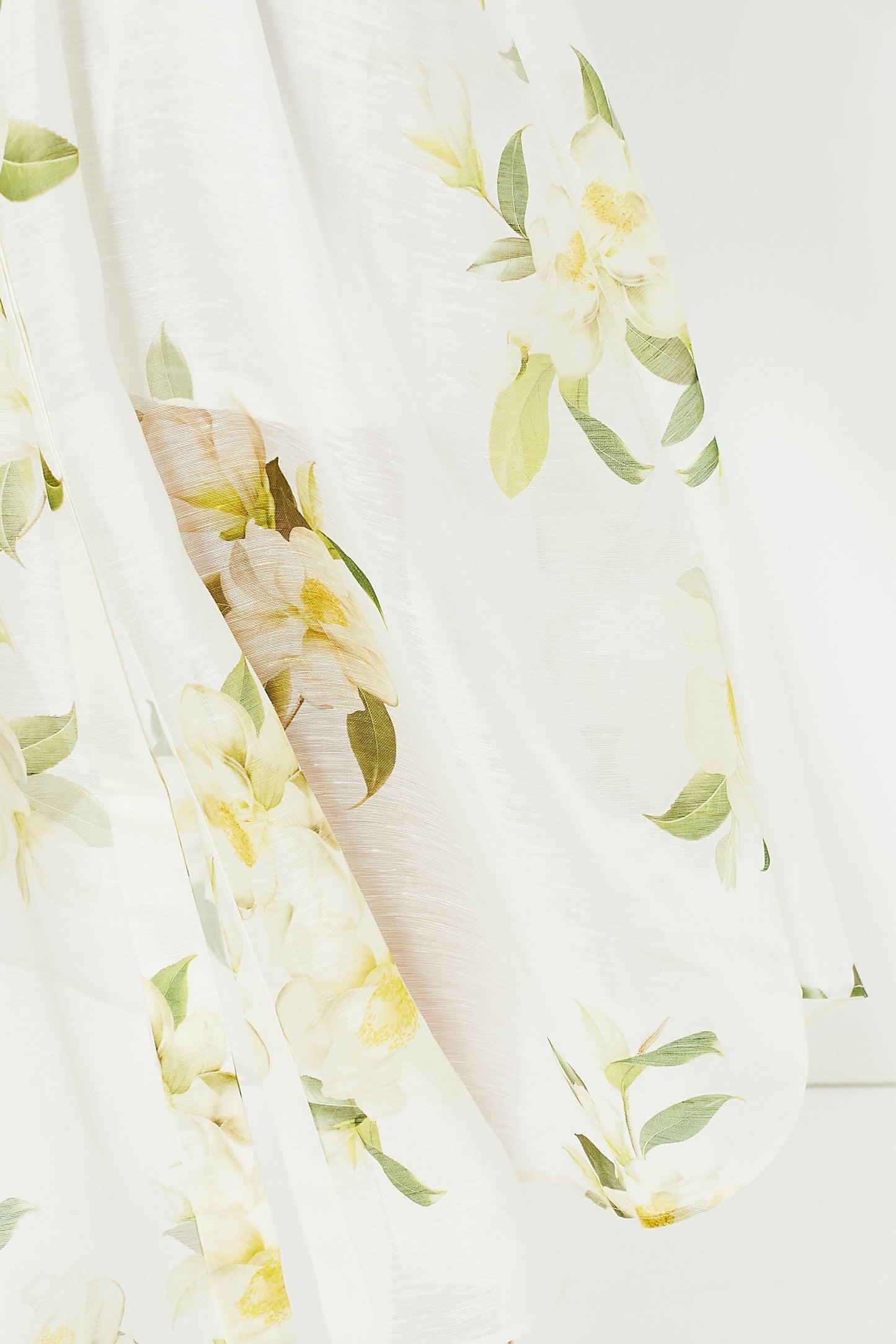 Ivory Magnolia Harmony Draped Shirt Dress