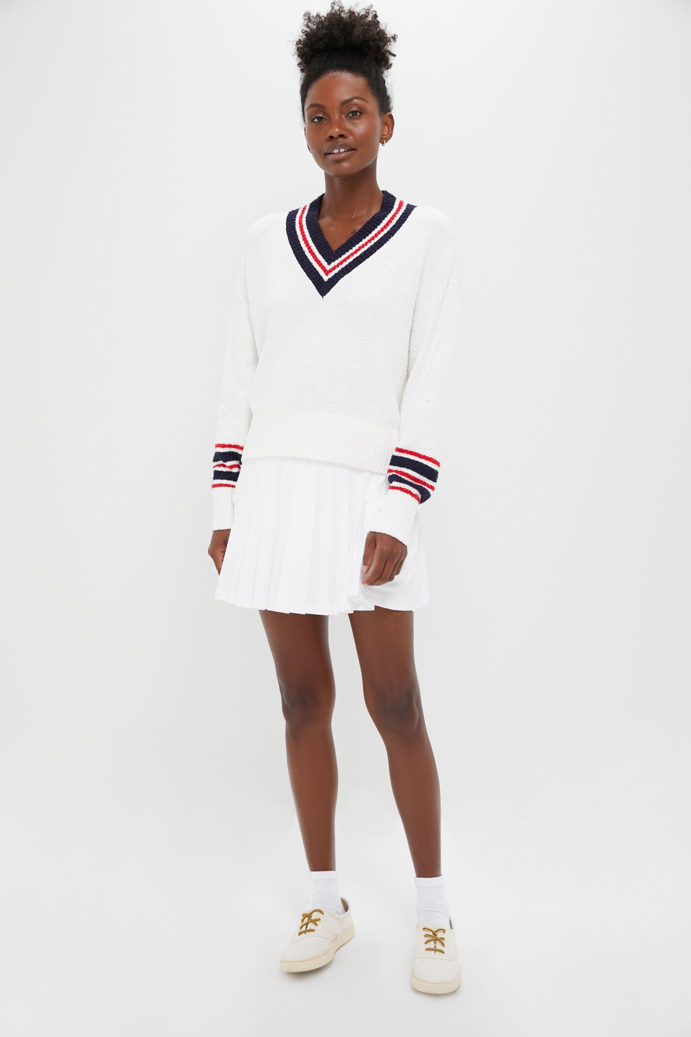 Americana Bouclé Elizabeth Sweater