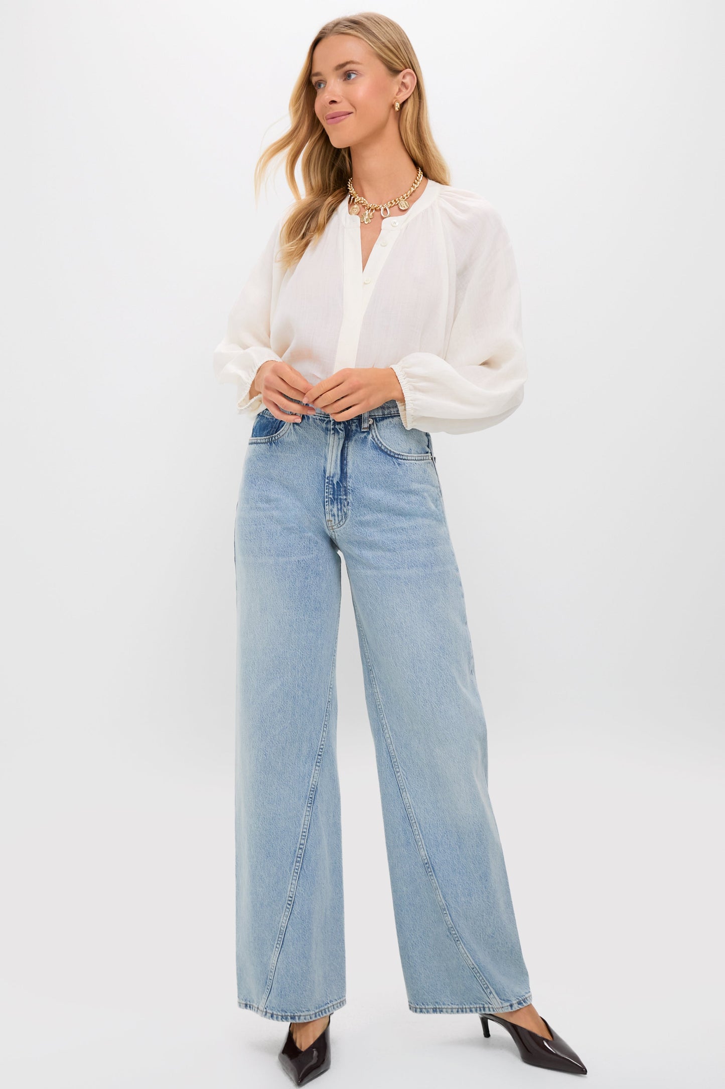 Cream Sawyer Blouse