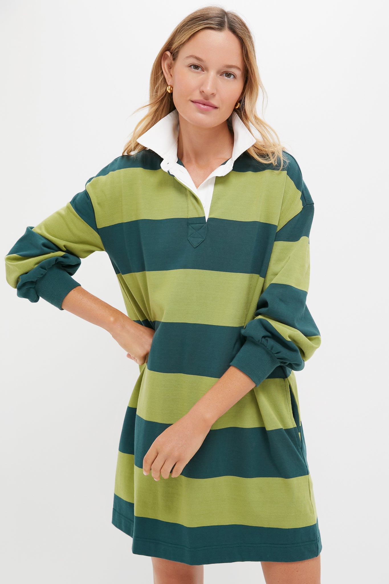 Woodbine and Junebug Stripe Travis Rugby Dress