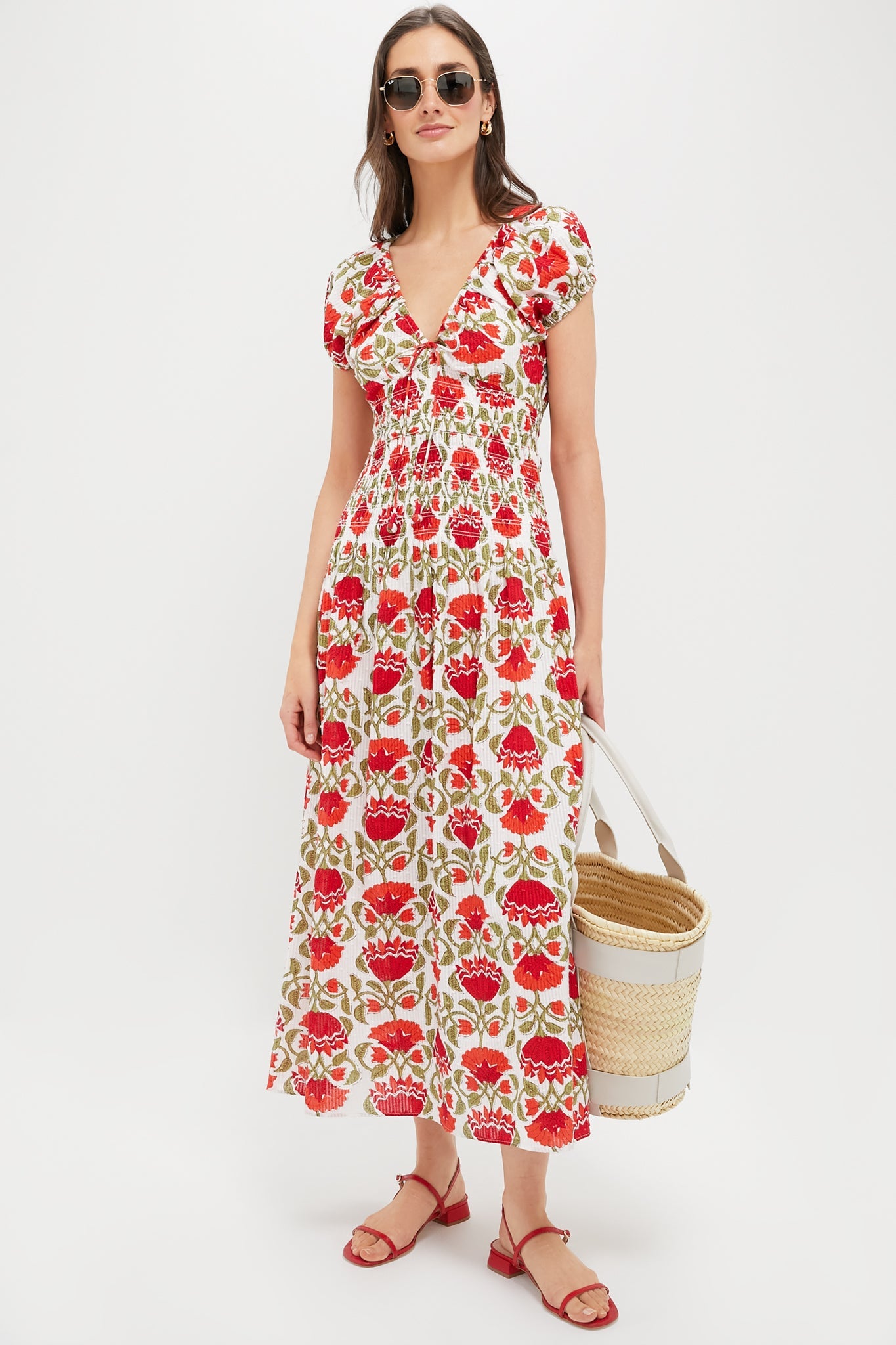 Multi York Midi Dress