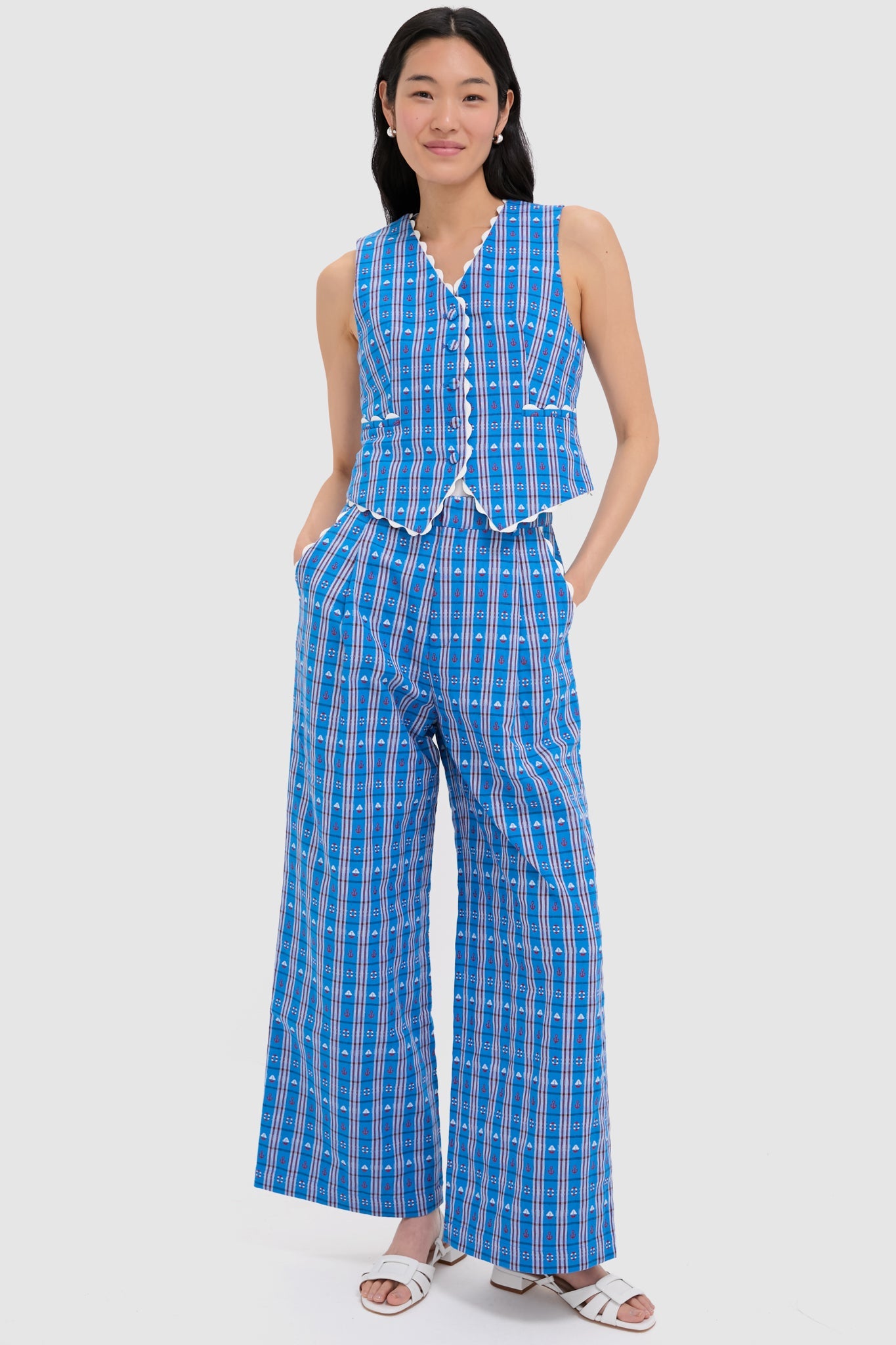 Blue Maria Pants
