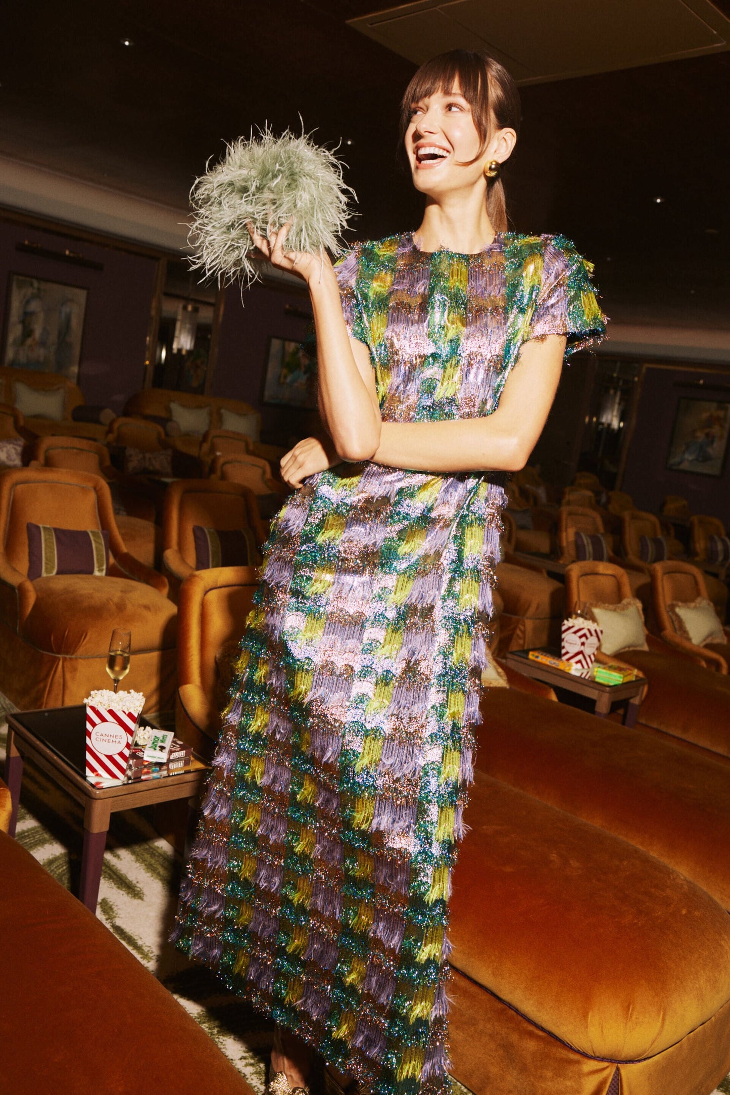 Jacquard Pharaoh Swing Dress