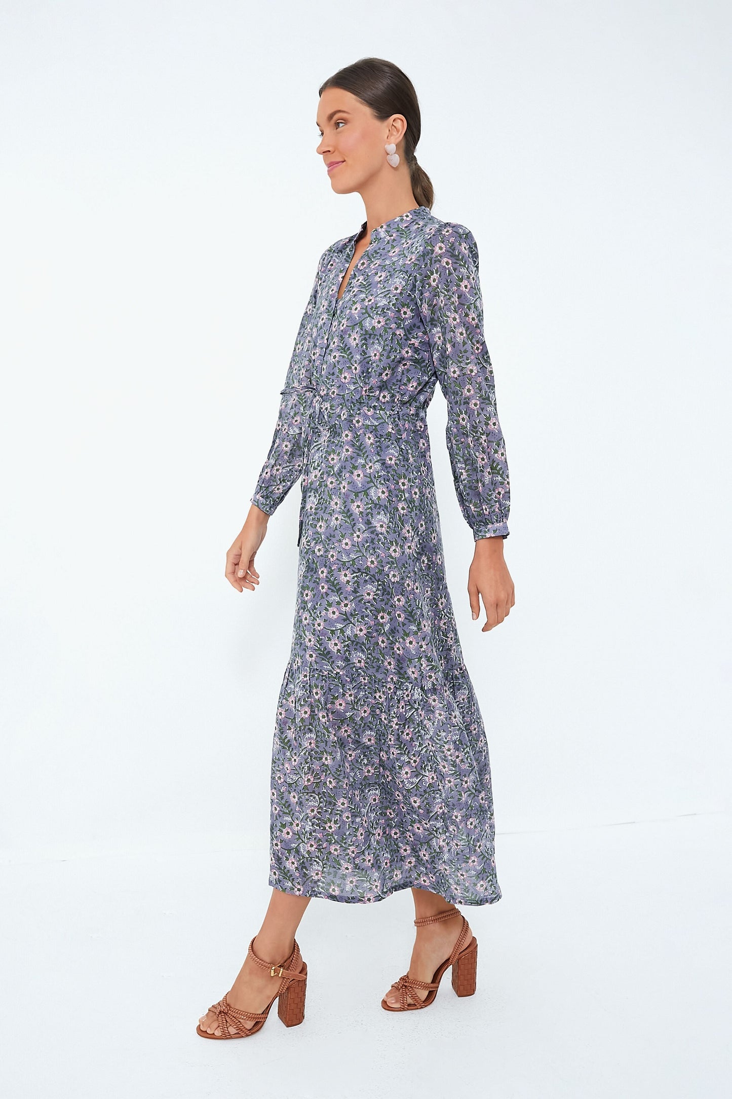 Midnight Wildflower Organic Frances Dress 3