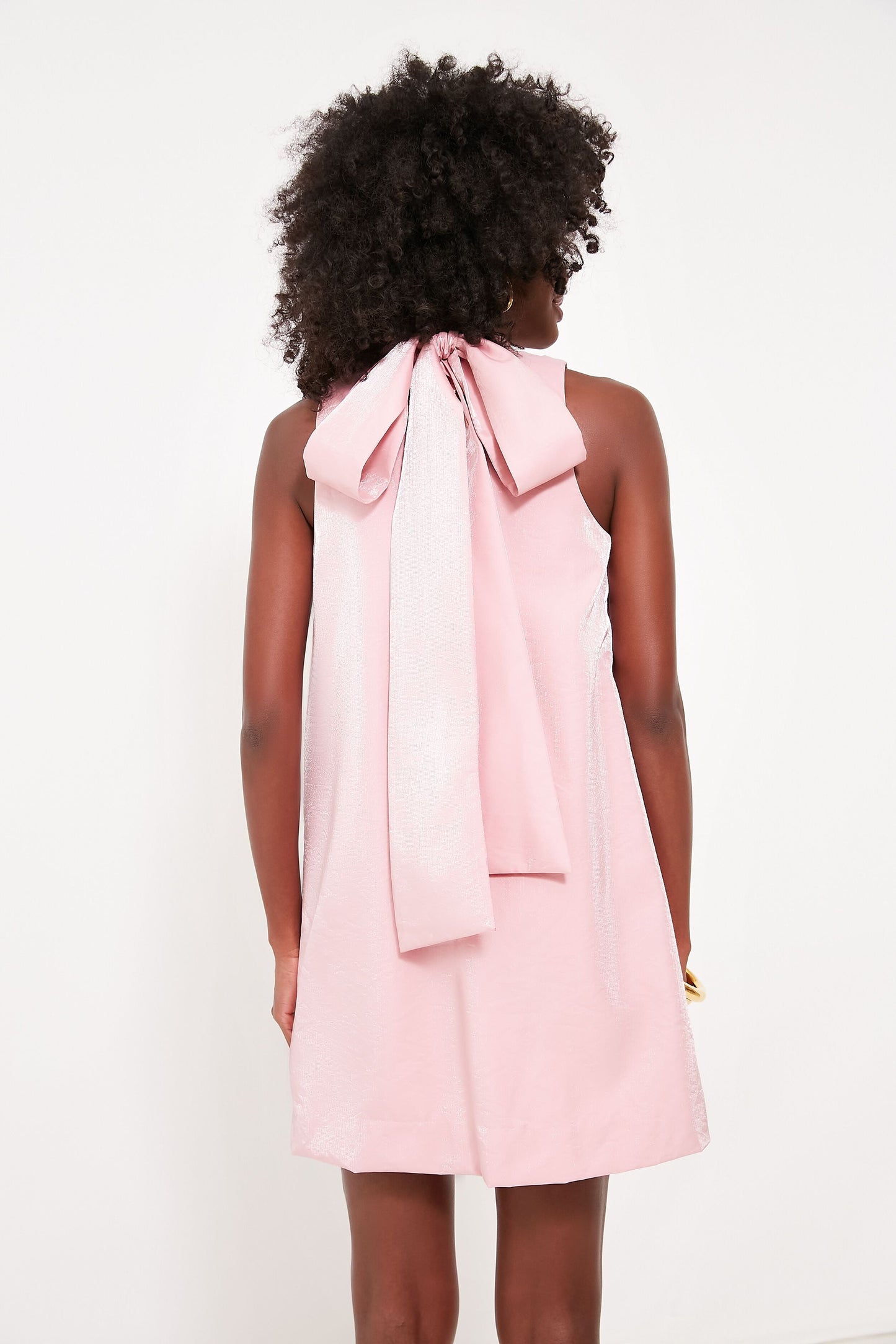 Pink Bobbi Mini Dress with Bow